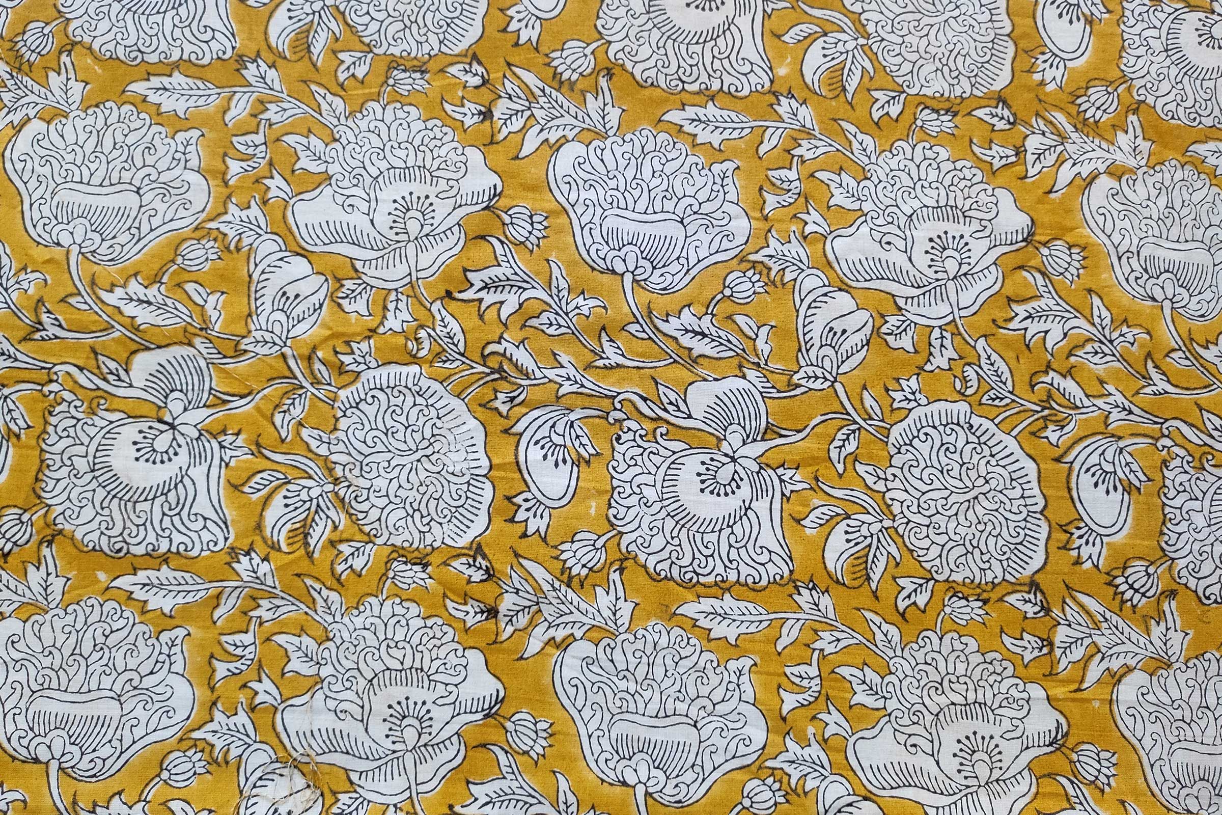 Block Printed Cotton Fabric