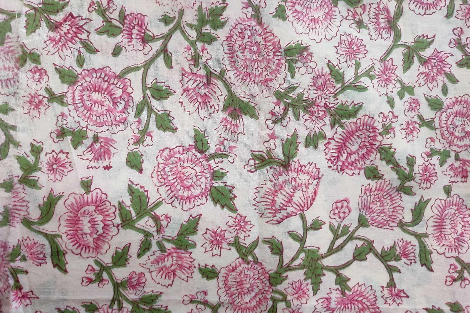 Block Printed Cotton Fabric