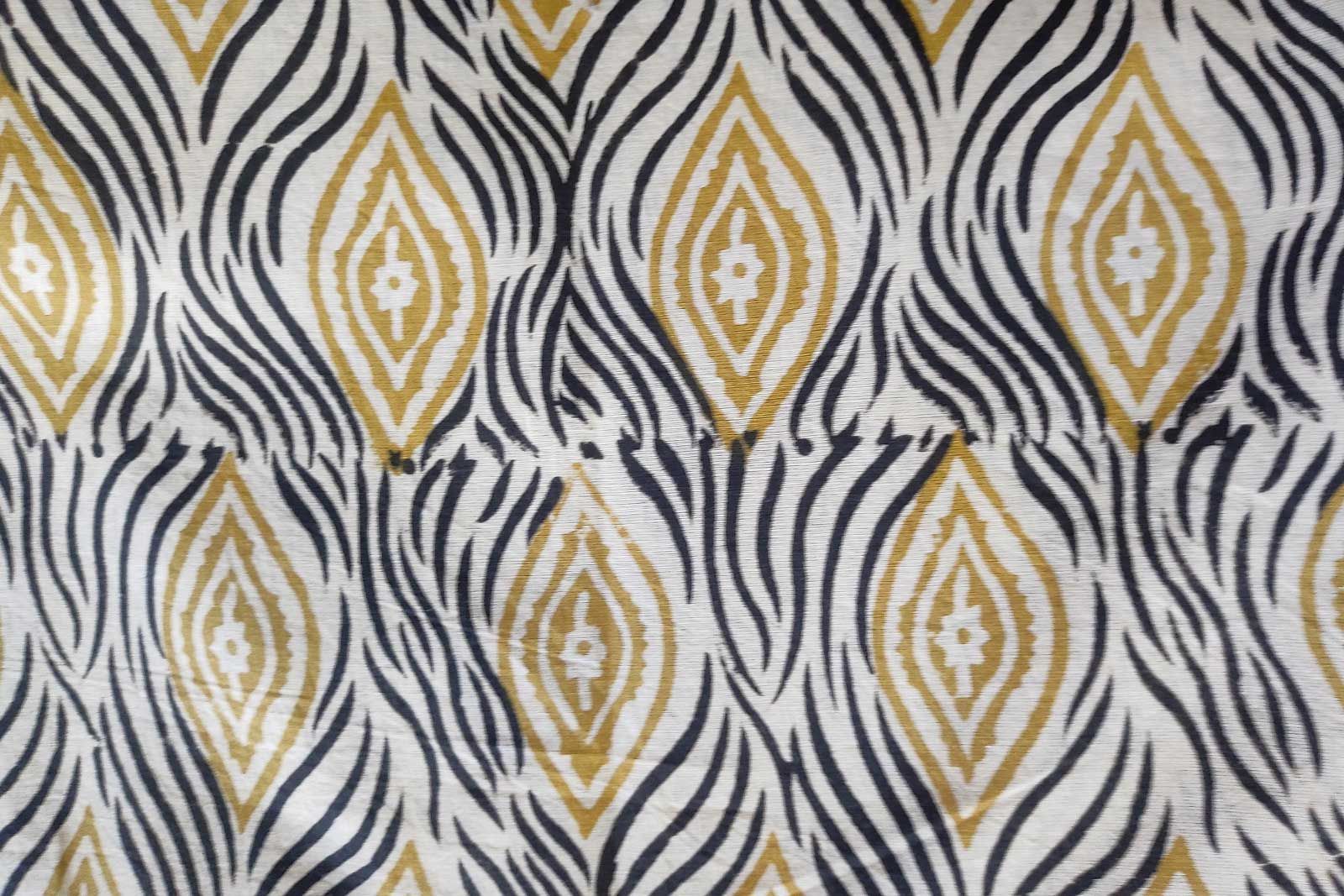 Block Printed Cotton Fabric