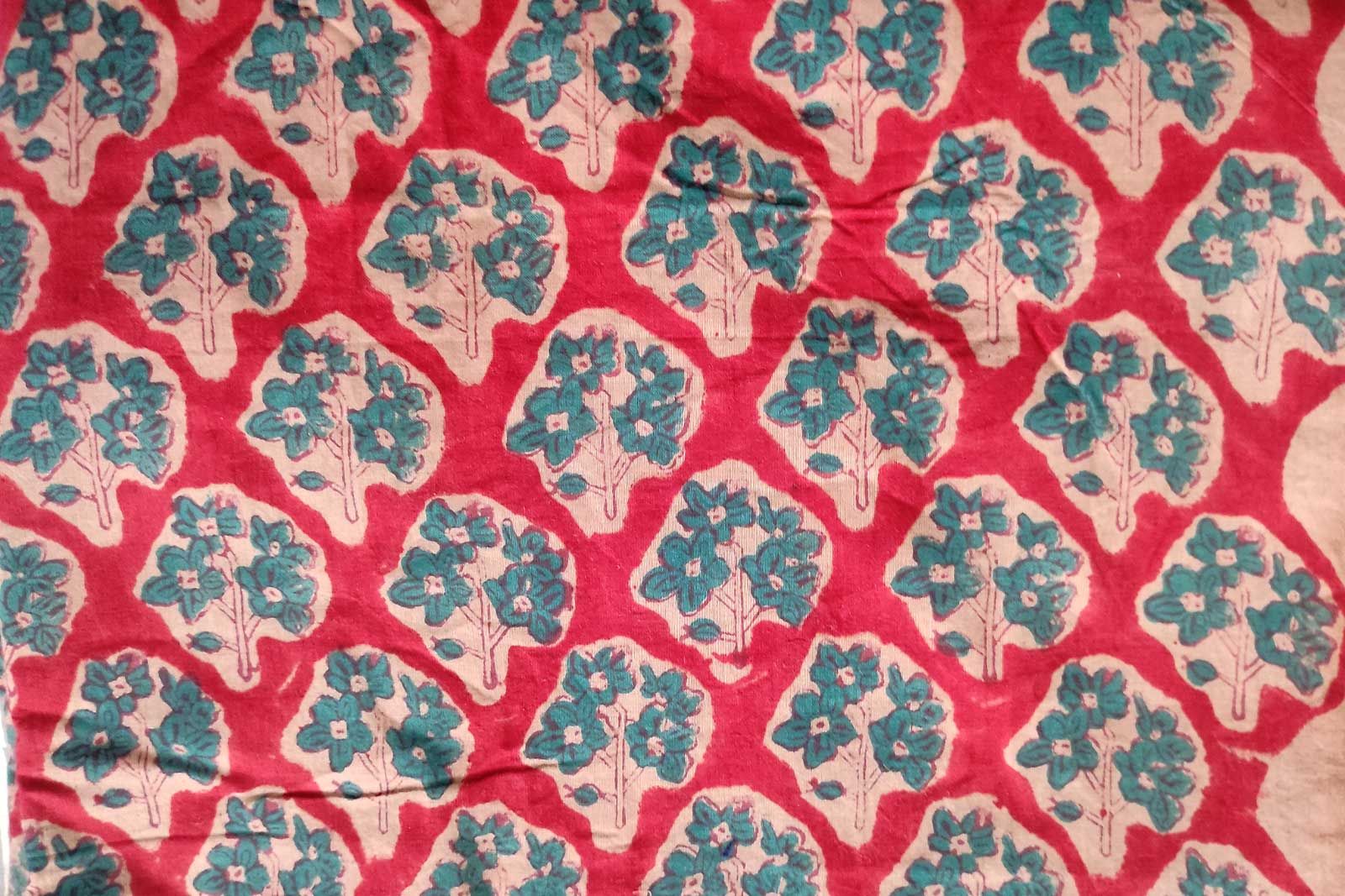 Block Printed Cotton Fabric