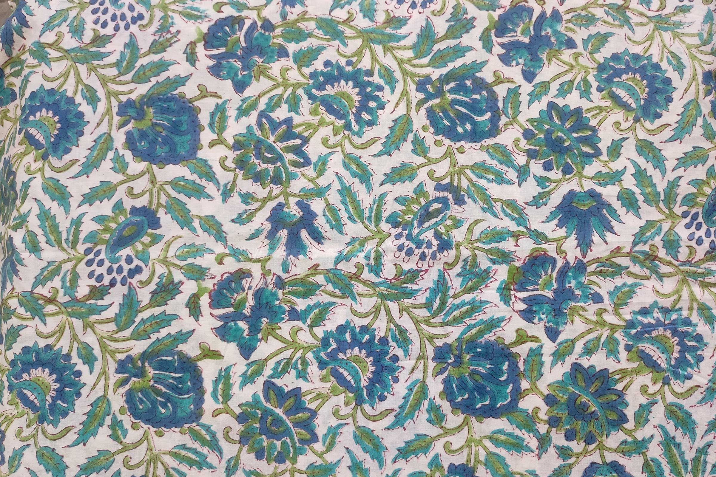 Block Printed Cotton Fabric