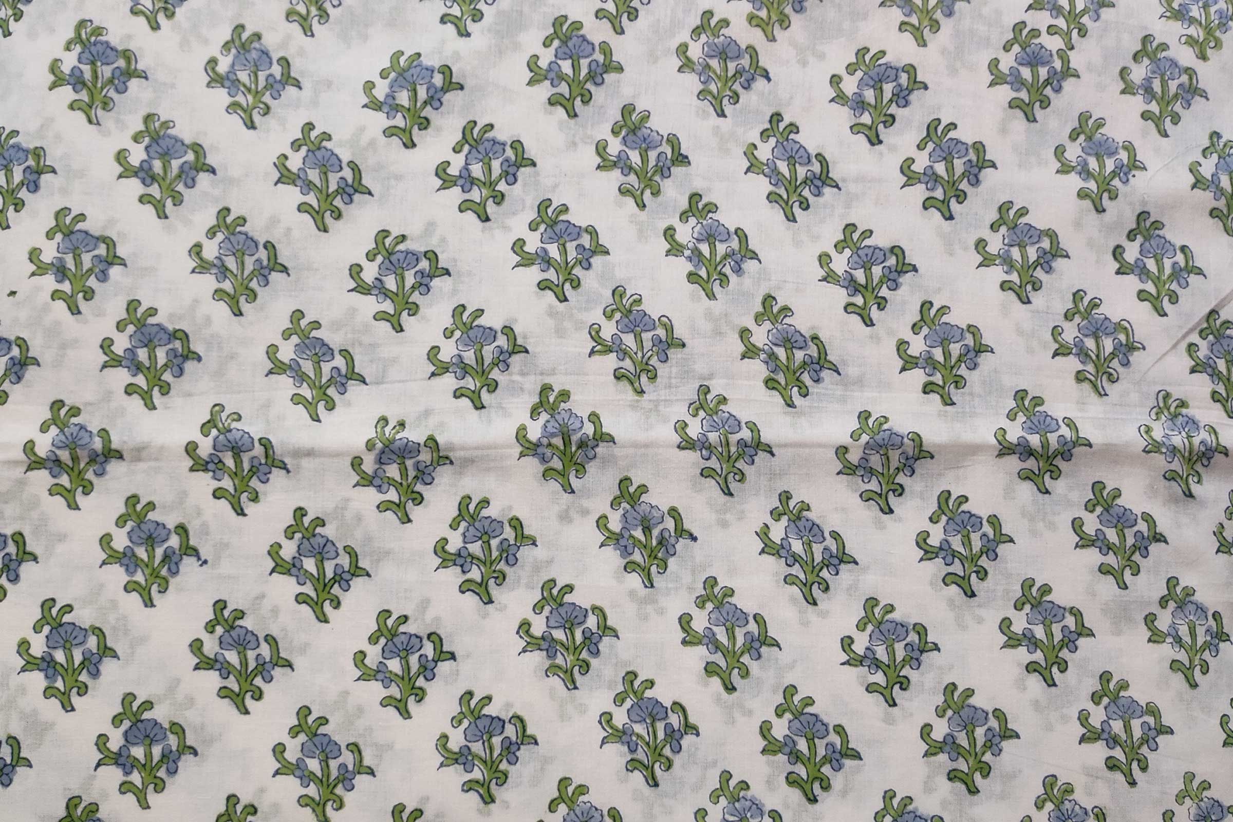 Block Printed Cotton Fabric