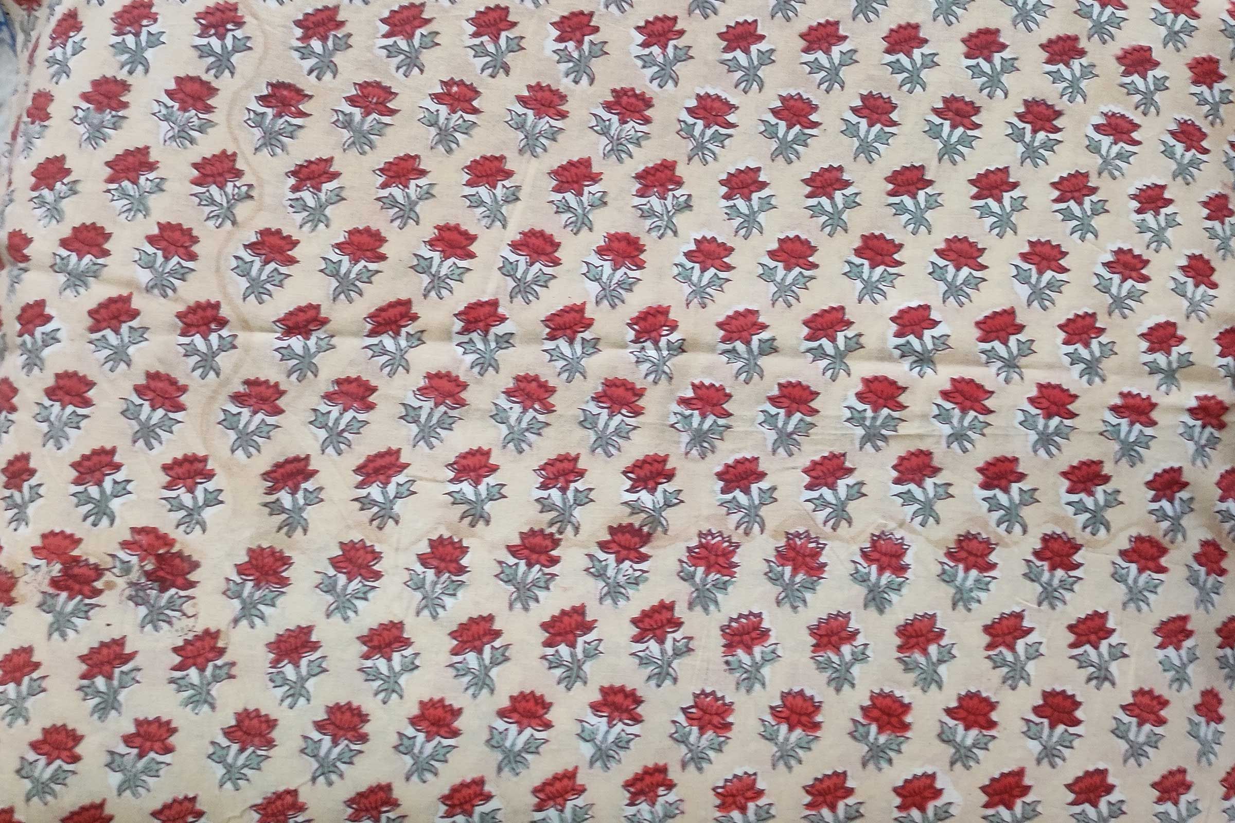 Block Printed Cotton Fabric