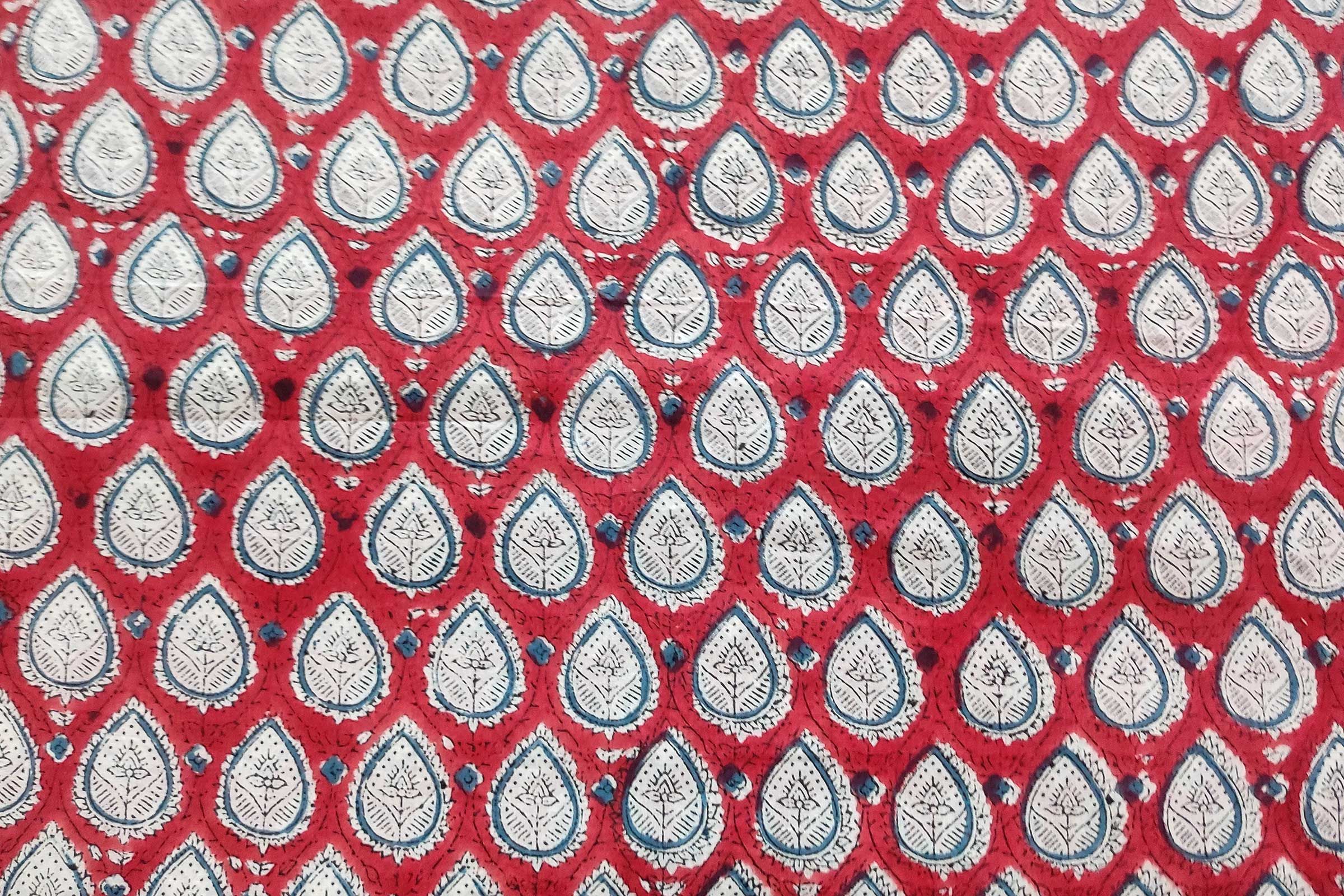 Block Printed Cotton Fabric