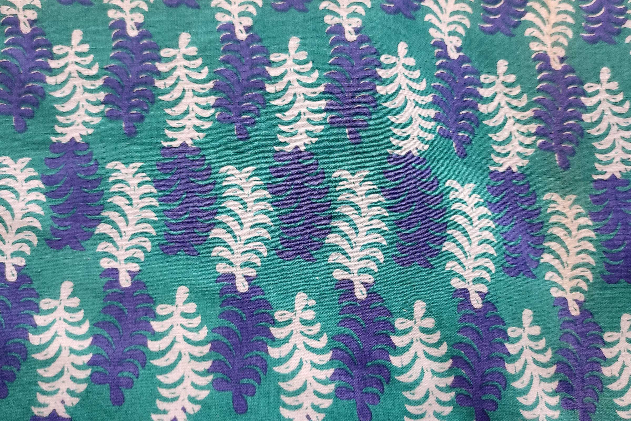 Block Printed Cotton Fabric