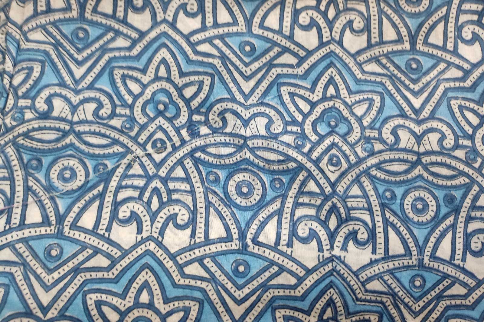 Block Printed Cotton Fabric