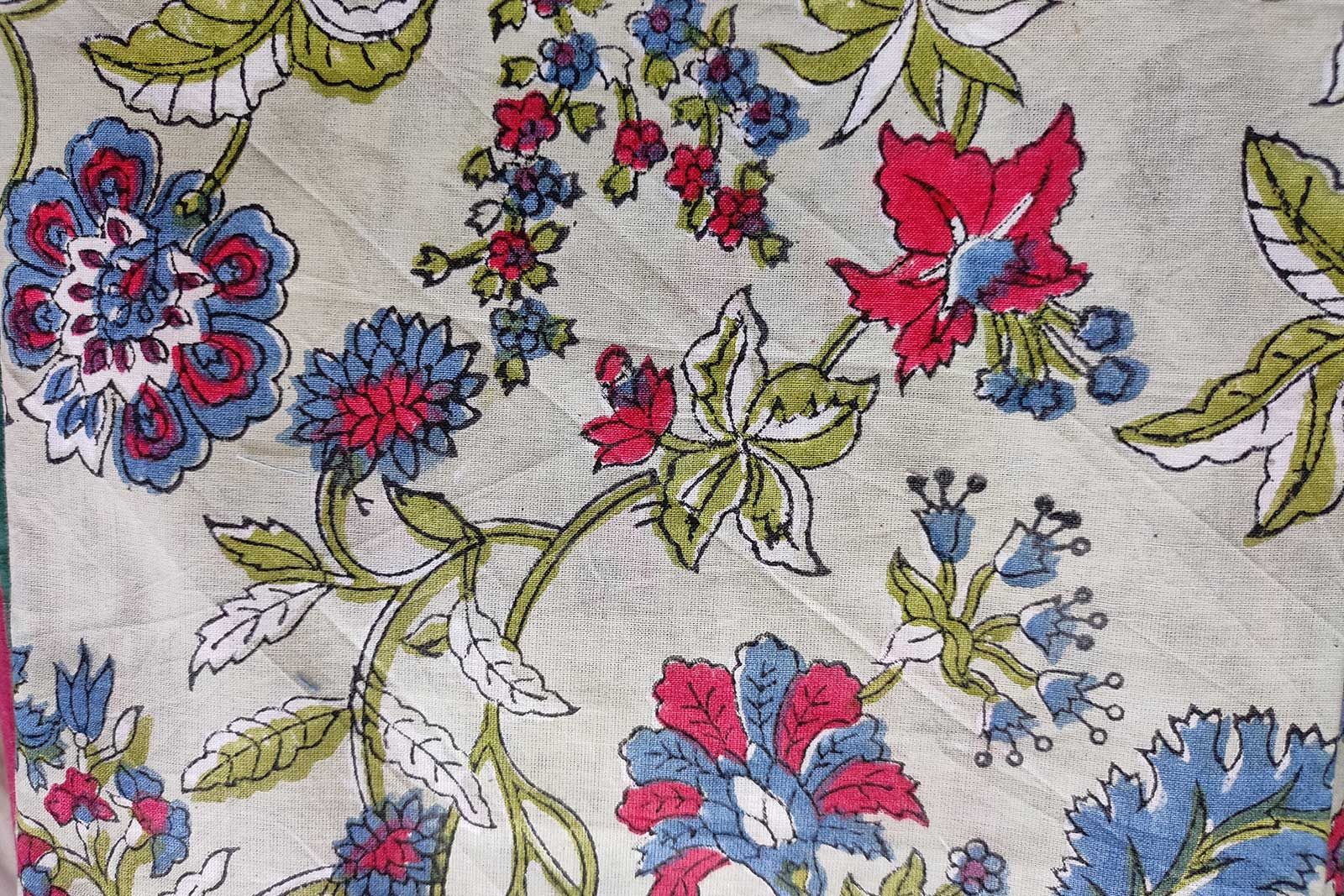 Block Printed Cotton Fabric