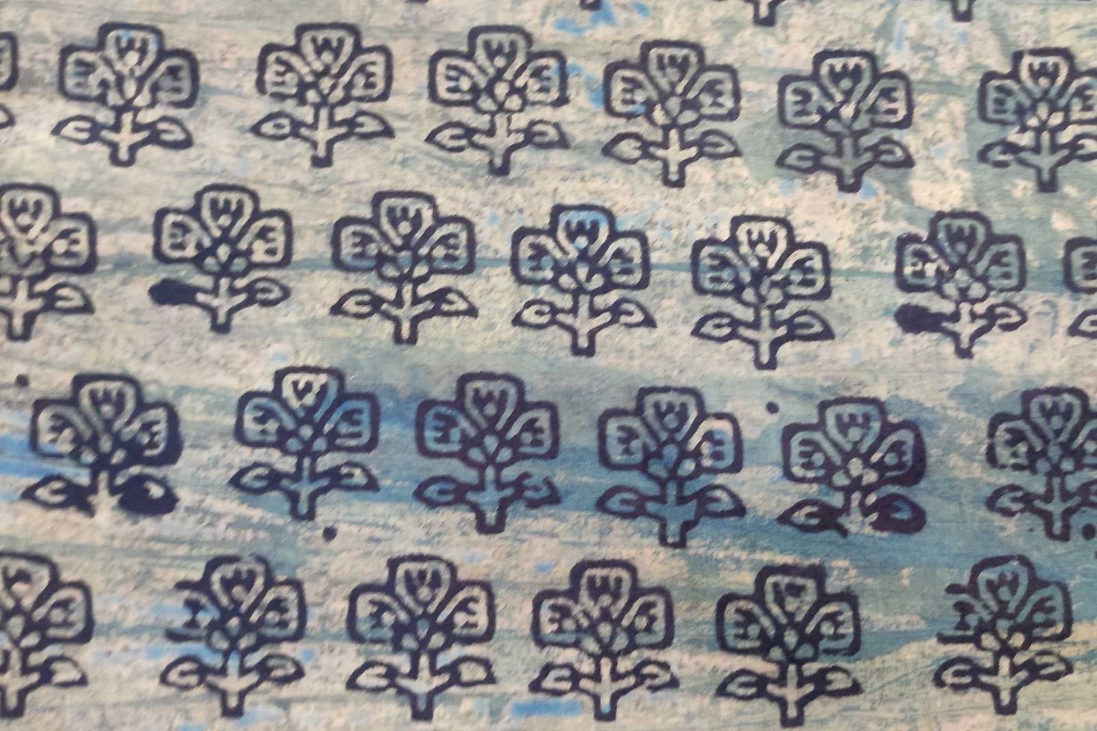 Block Printed Cotton Fabric