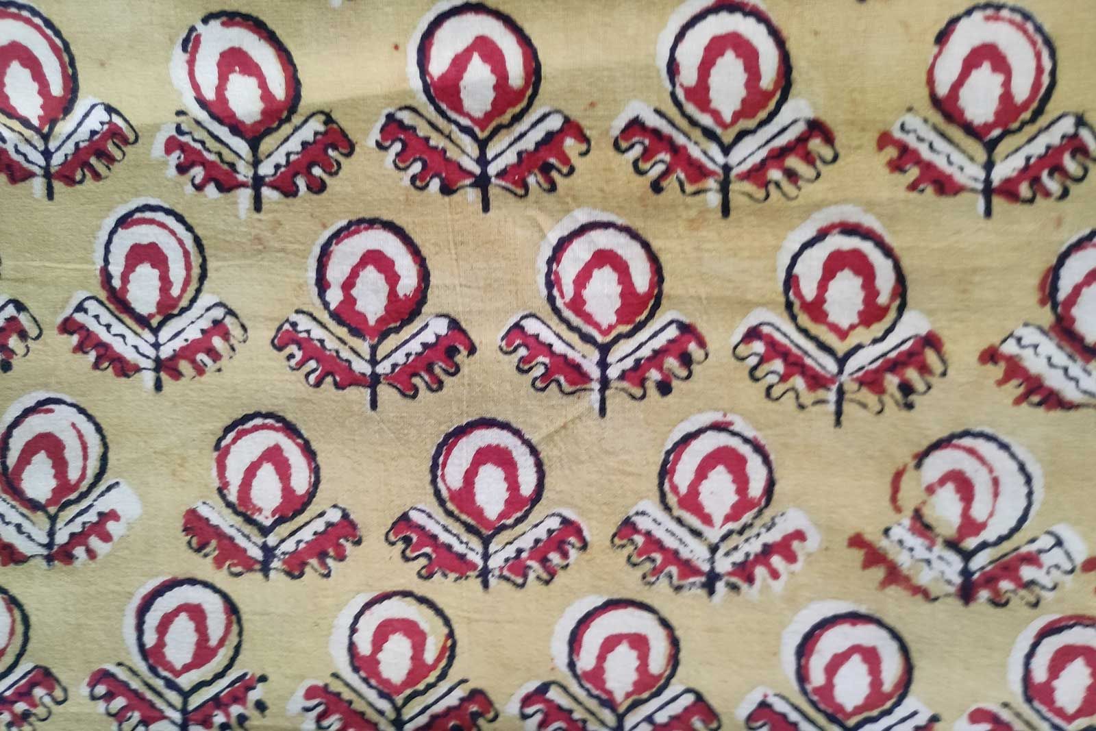 Block Printed Cotton Fabric