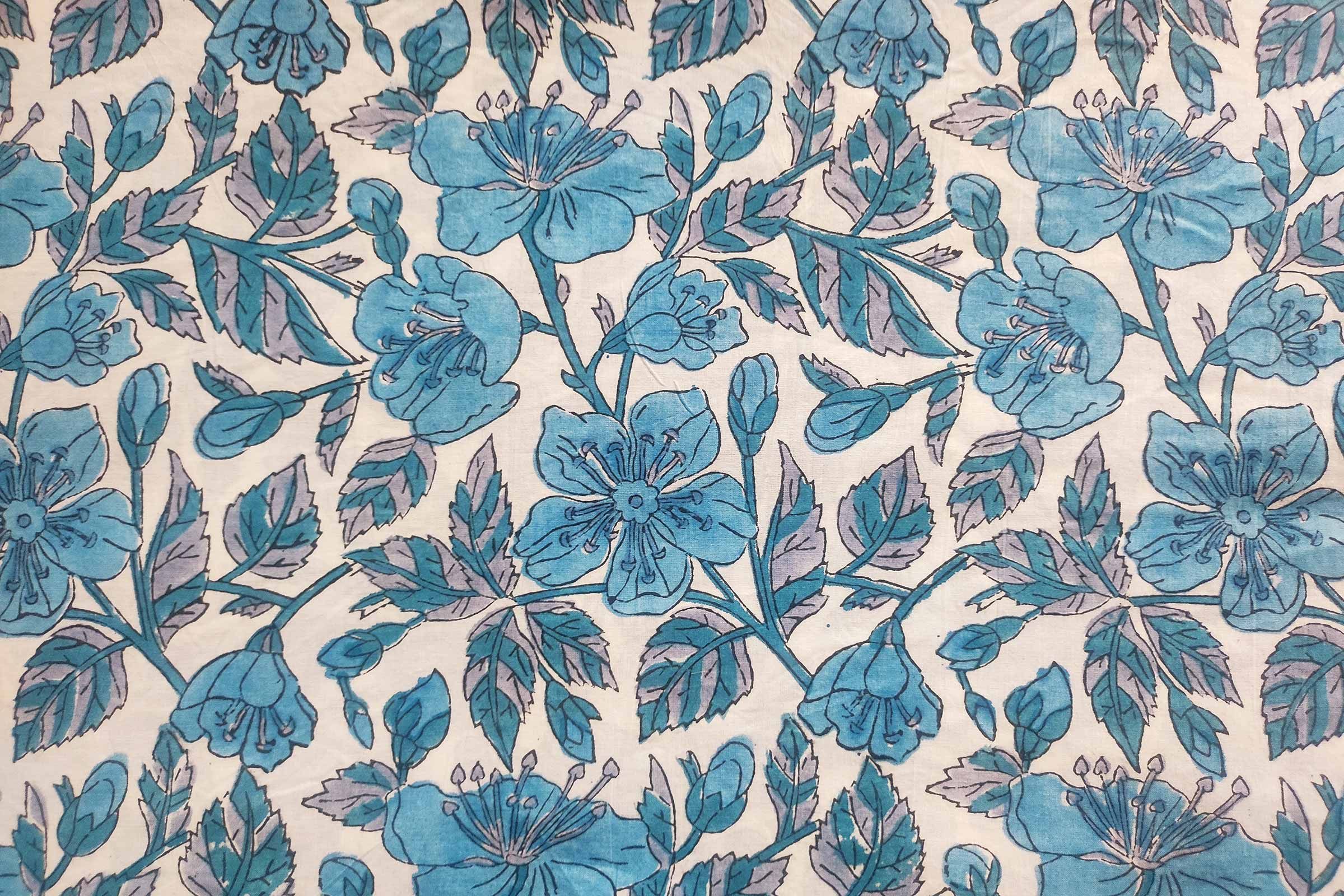 Hand Block Printed Cotton Fabric