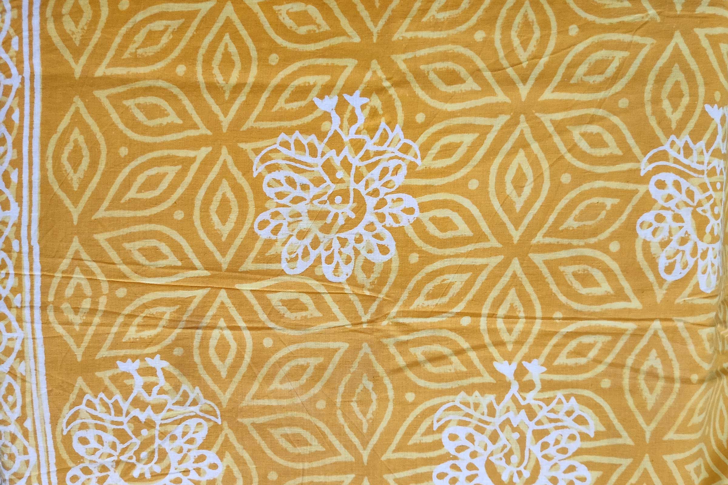 Block Printed Cotton Fabric