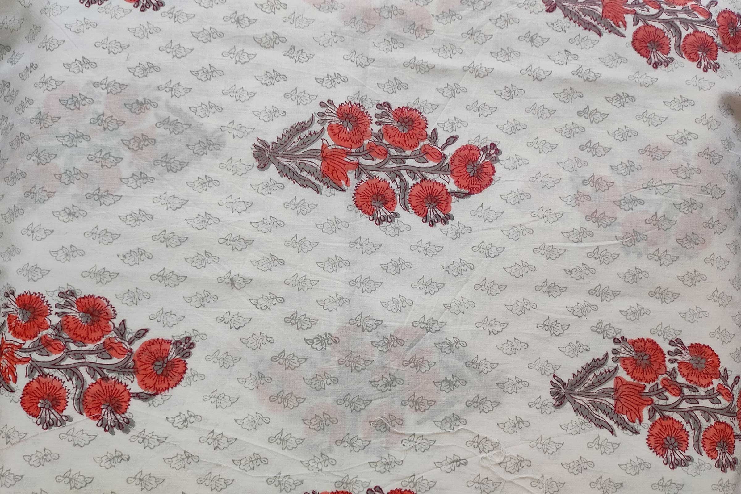 Block Printed Cotton Fabric