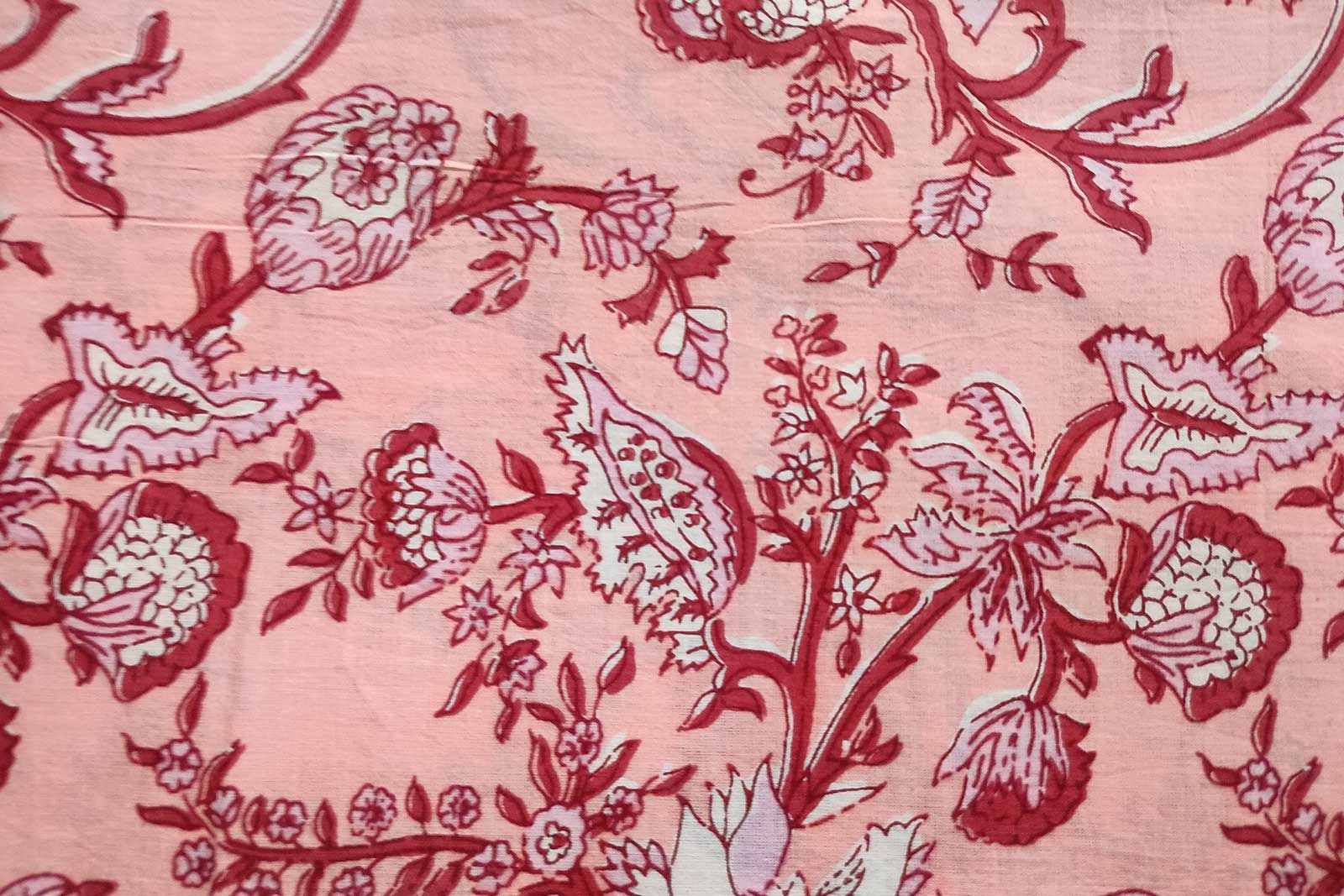 Block Printed Cotton Fabric