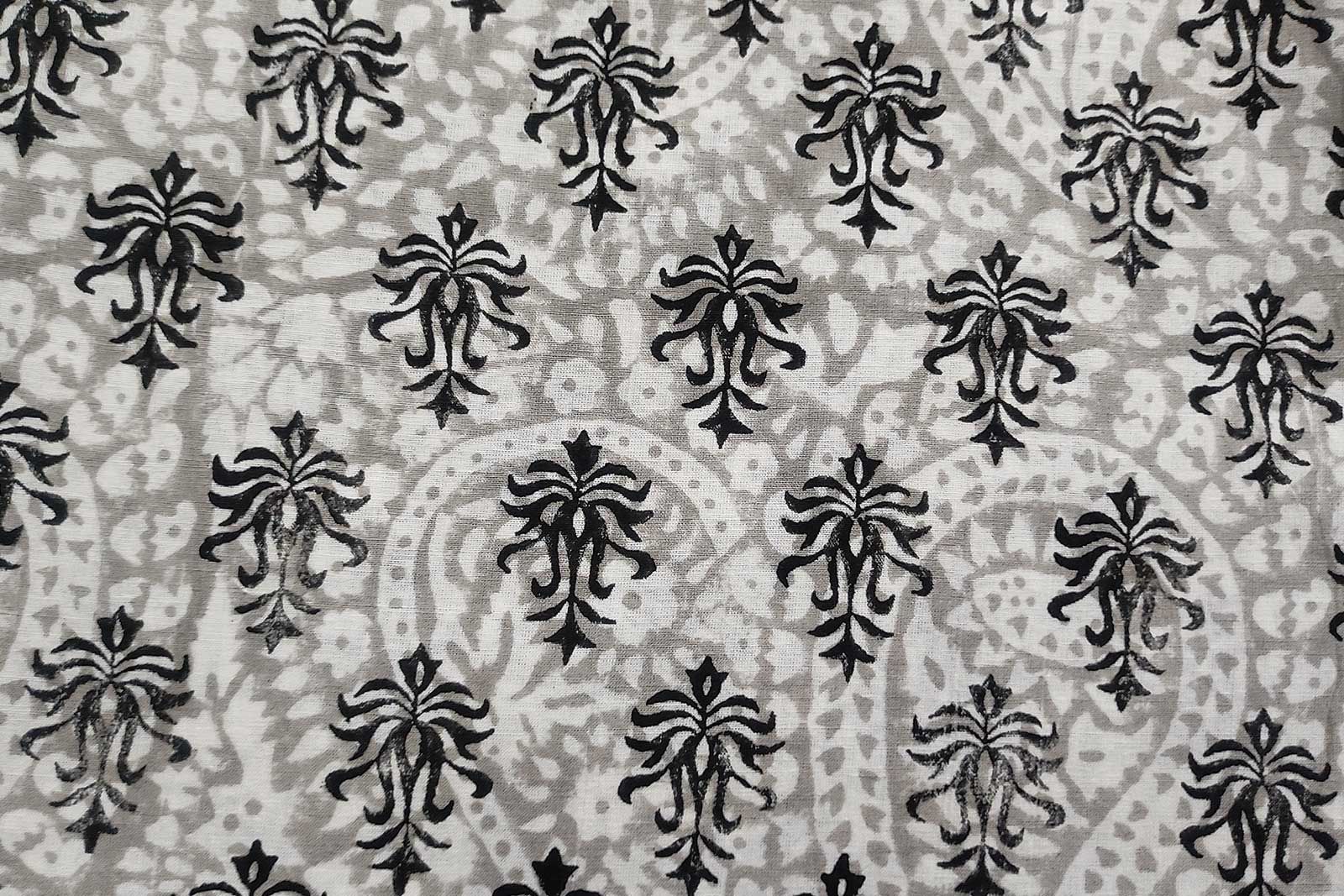 Block Printed Cotton Fabric