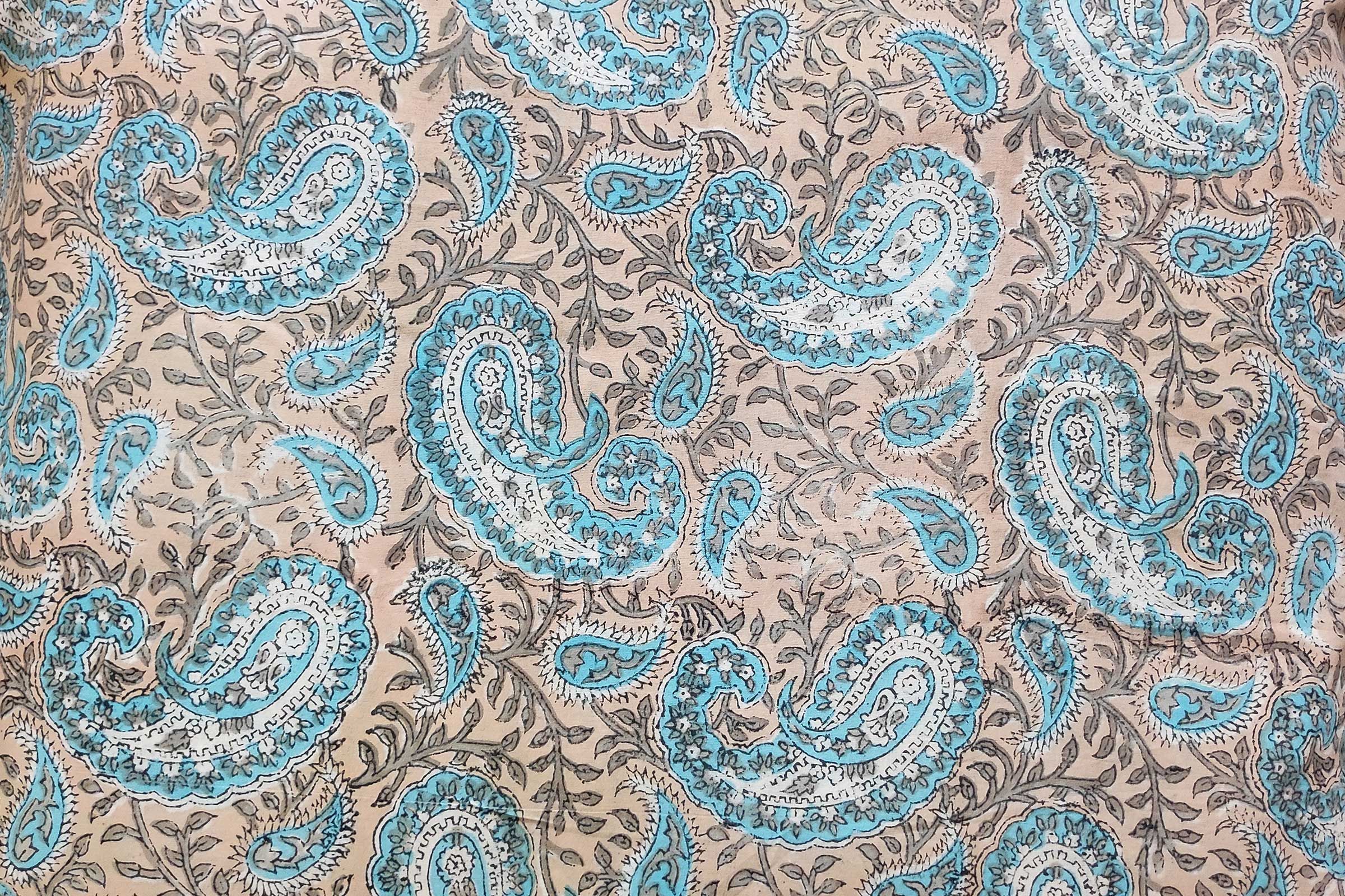 Block Printed Cotton Fabric