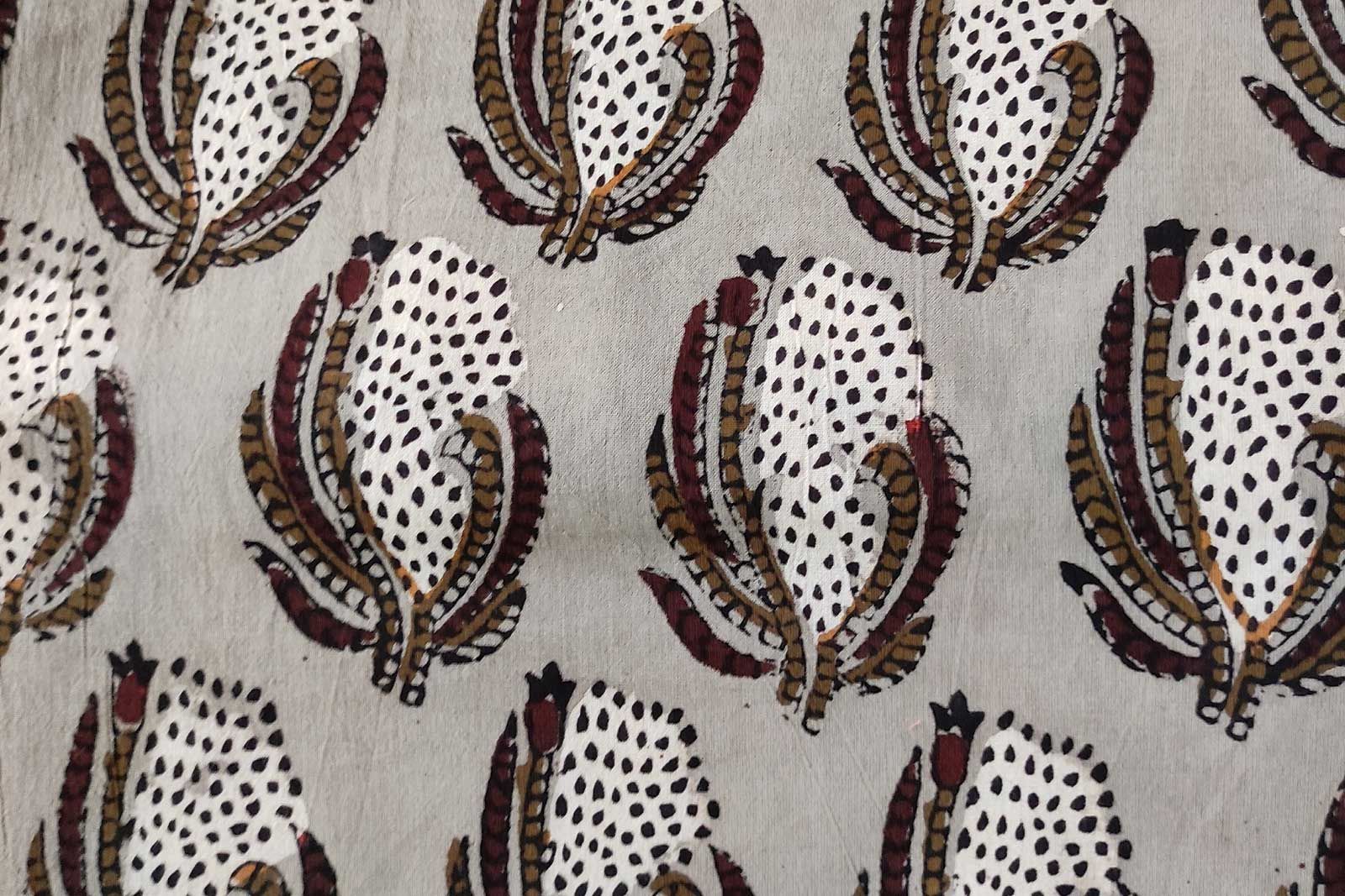 Block Printed Cotton Fabric