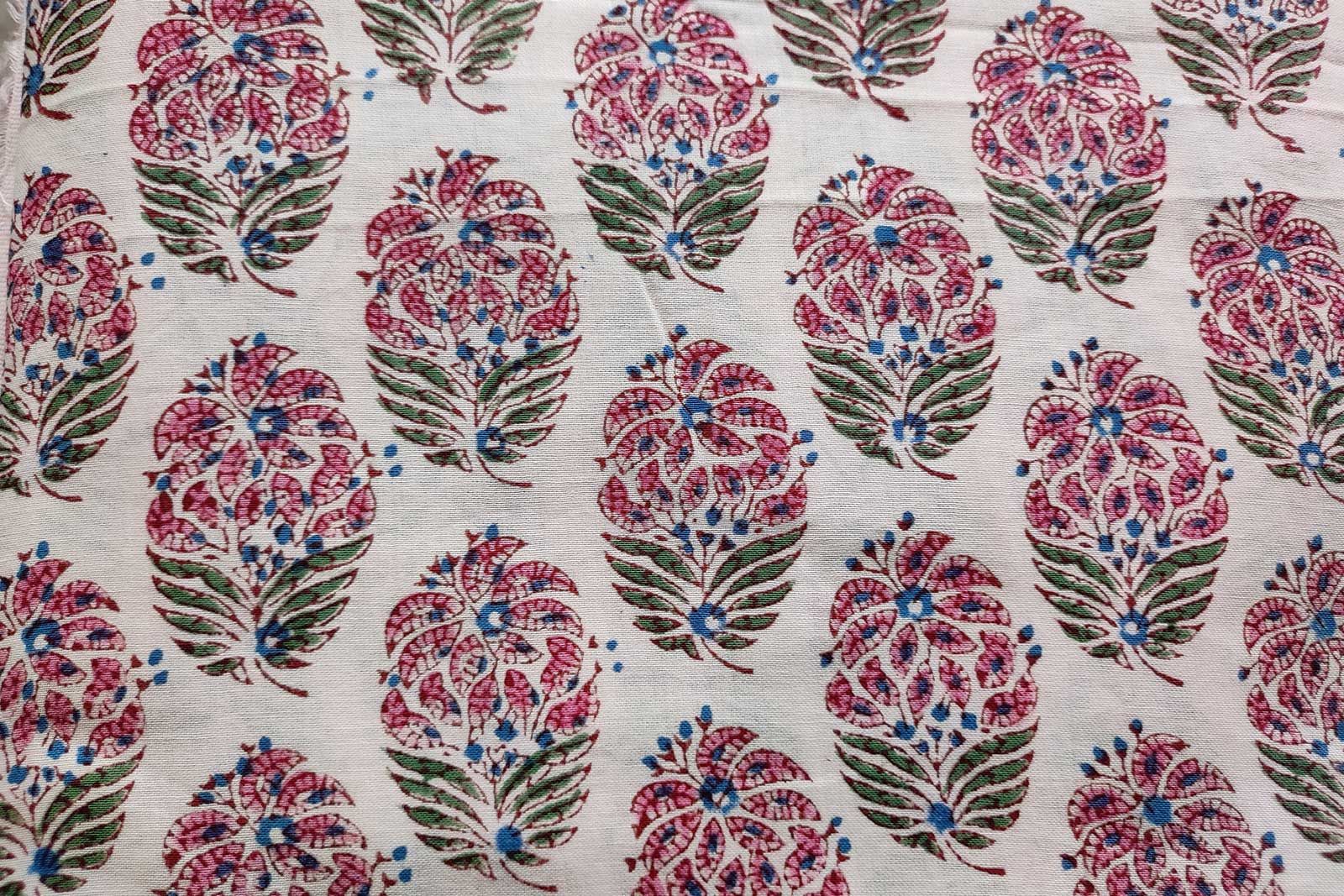 Block Printed Cotton Fabric