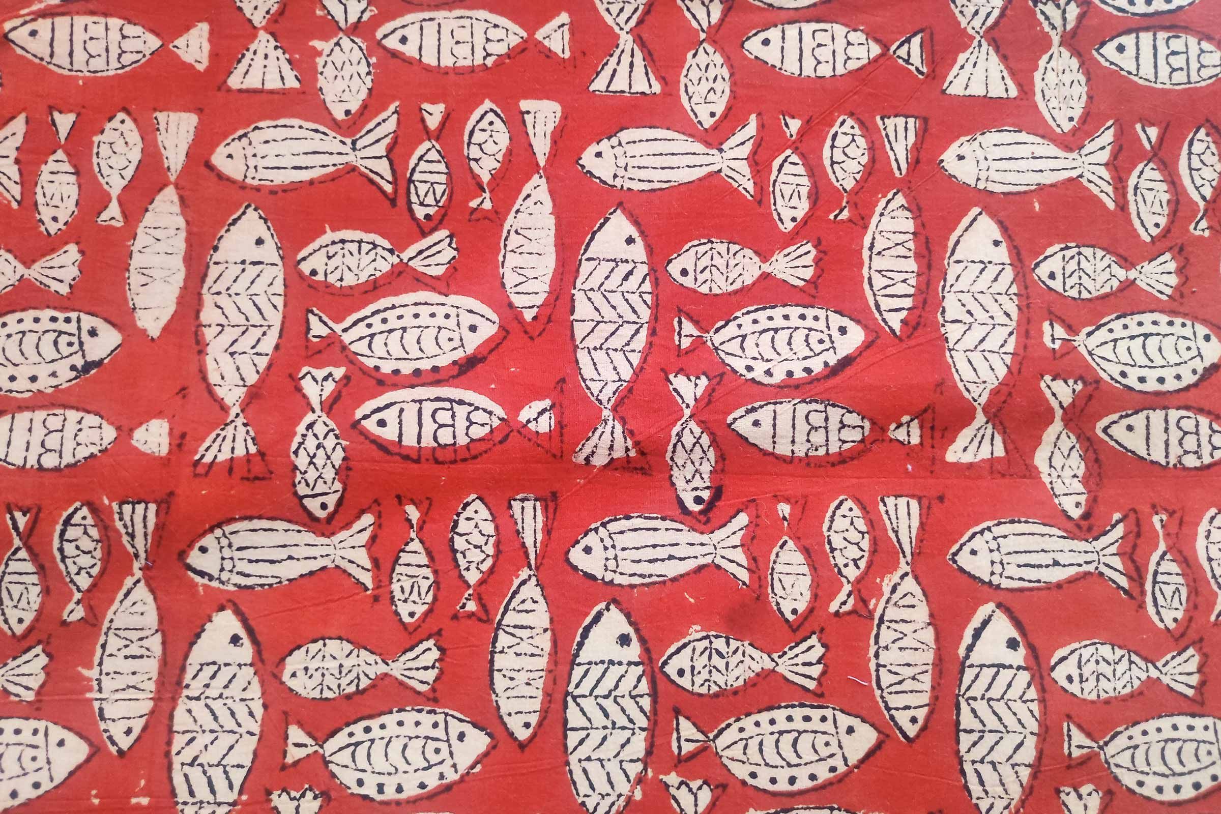 Hand Block Printed Cotton Fabric