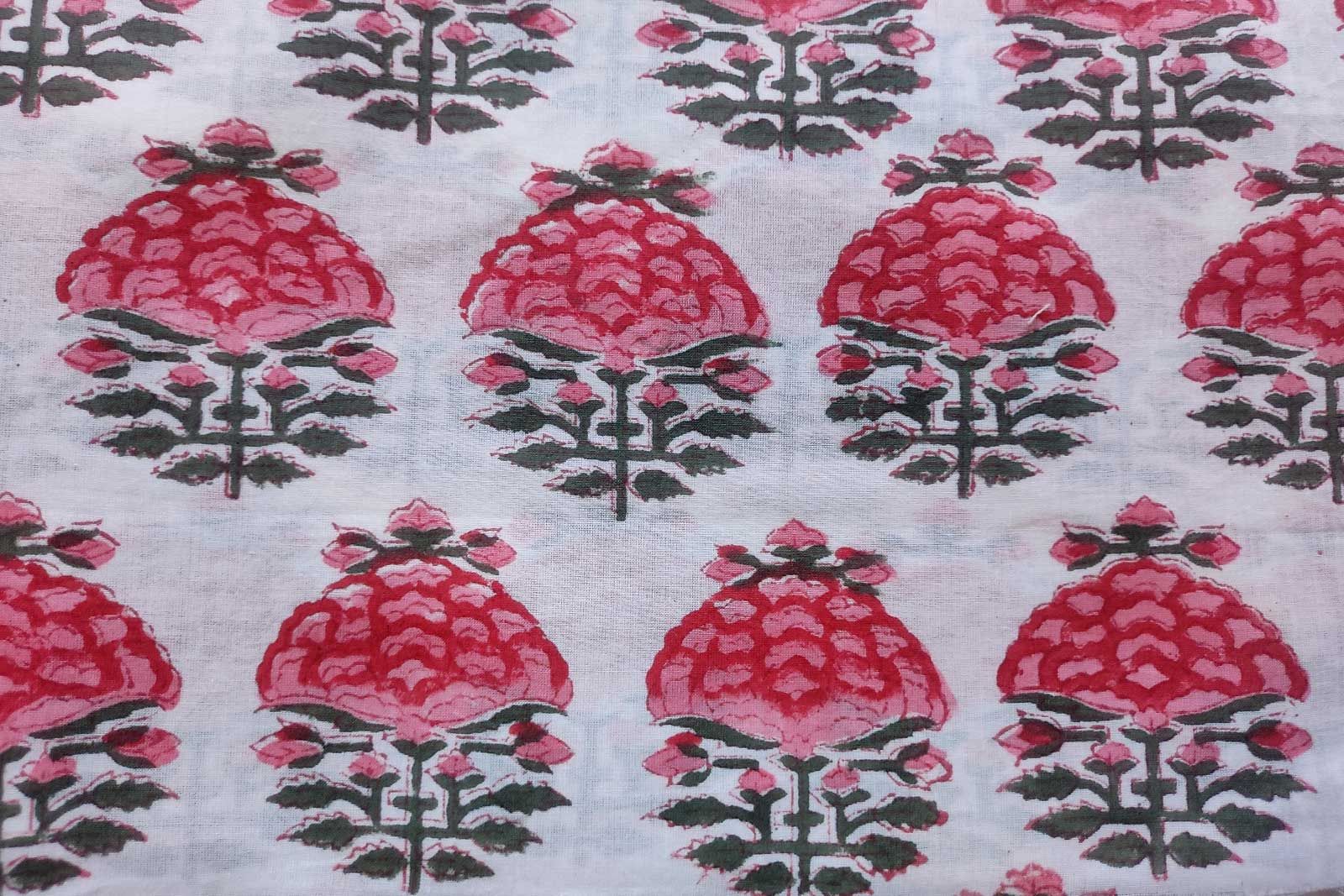 Block Printed Cotton Fabric