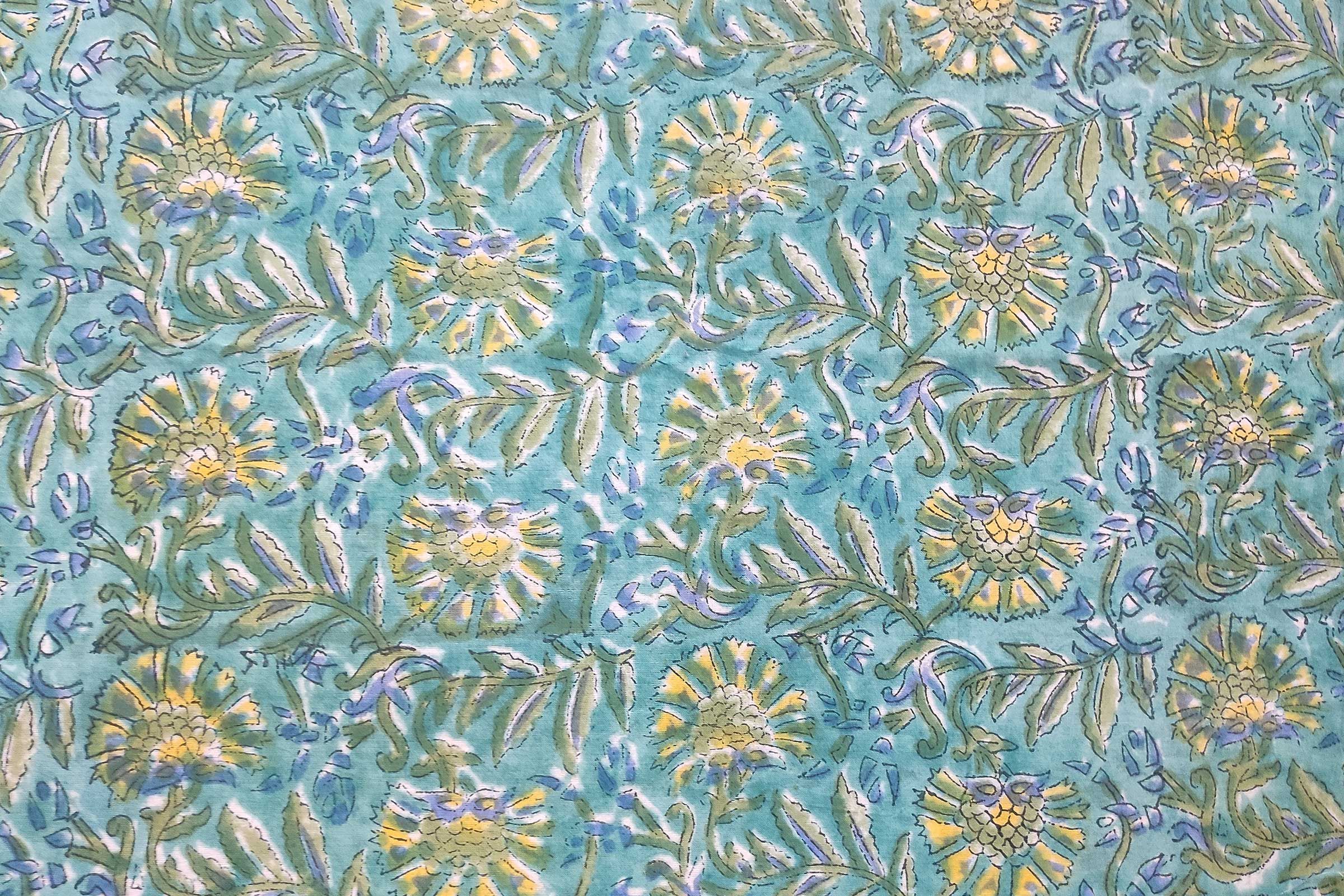 Block Printed Cotton Fabric