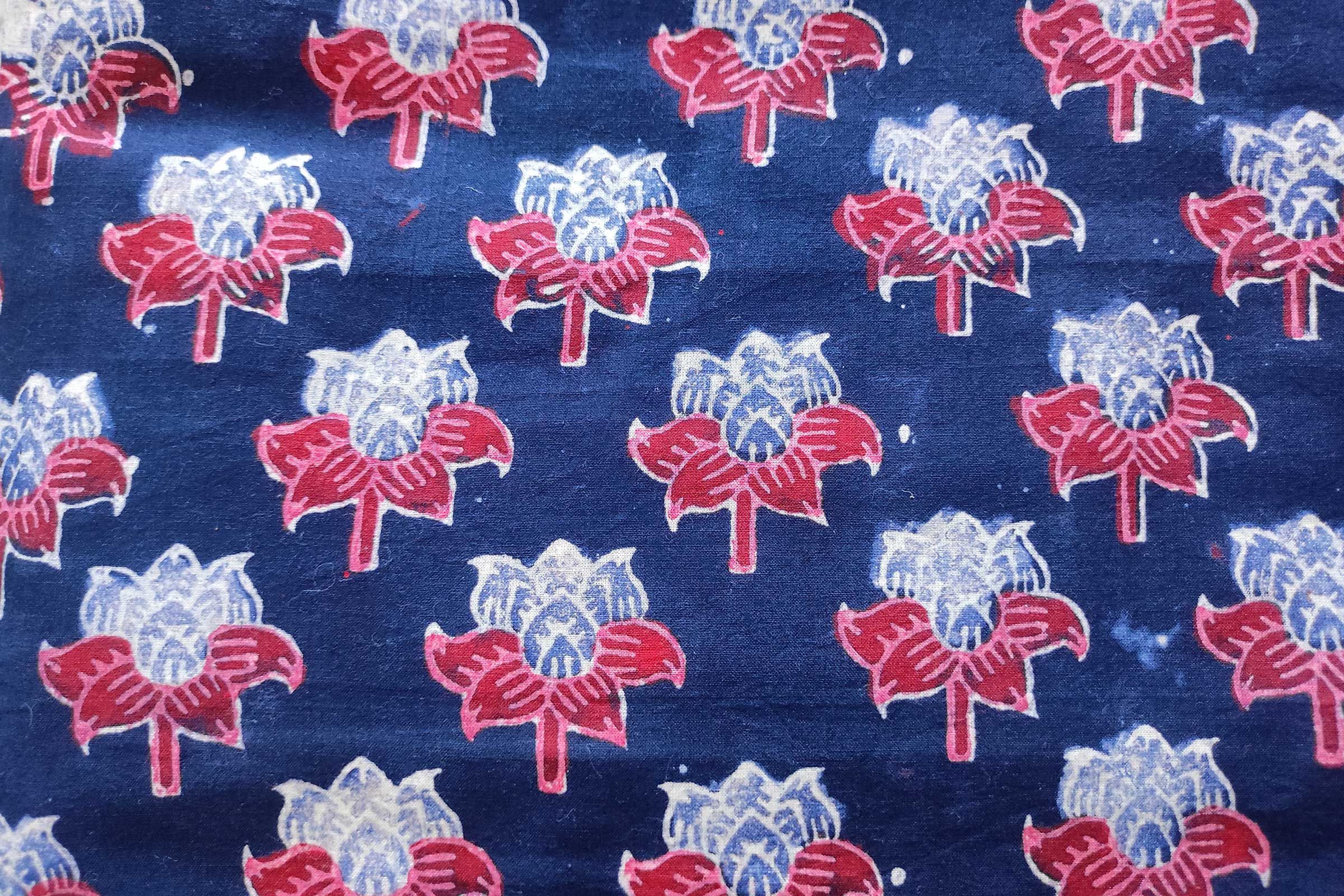 Block Printed Cotton Fabric