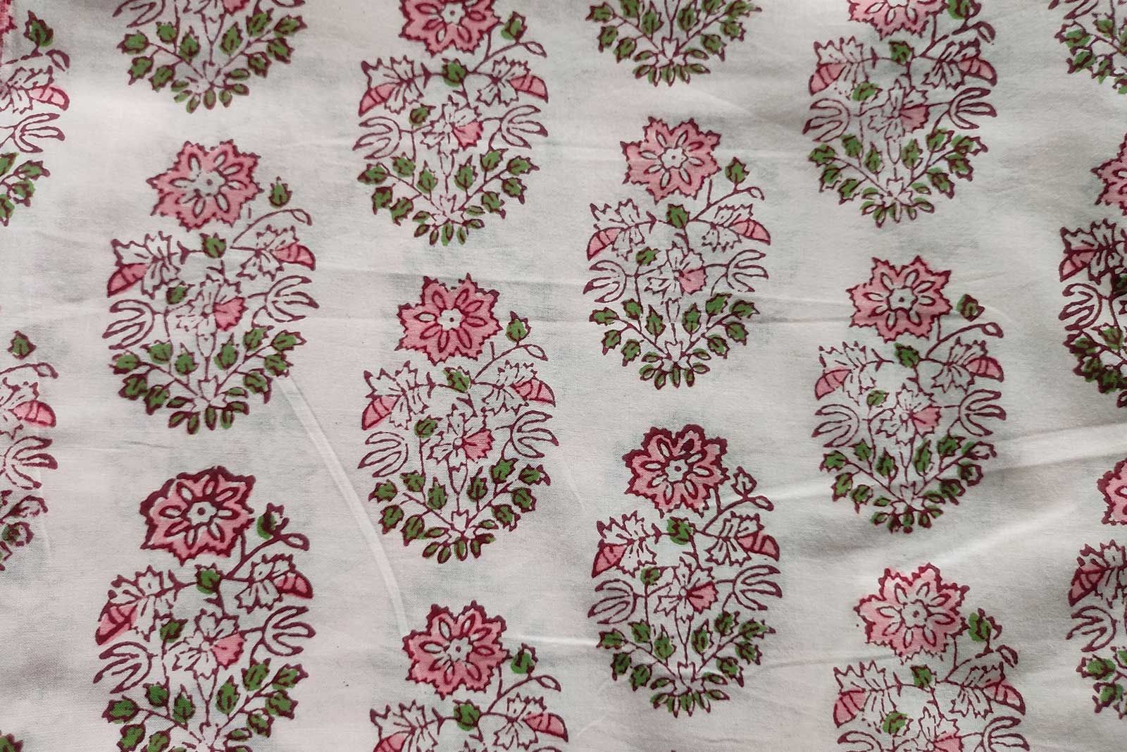 Block Printed Cotton Fabric