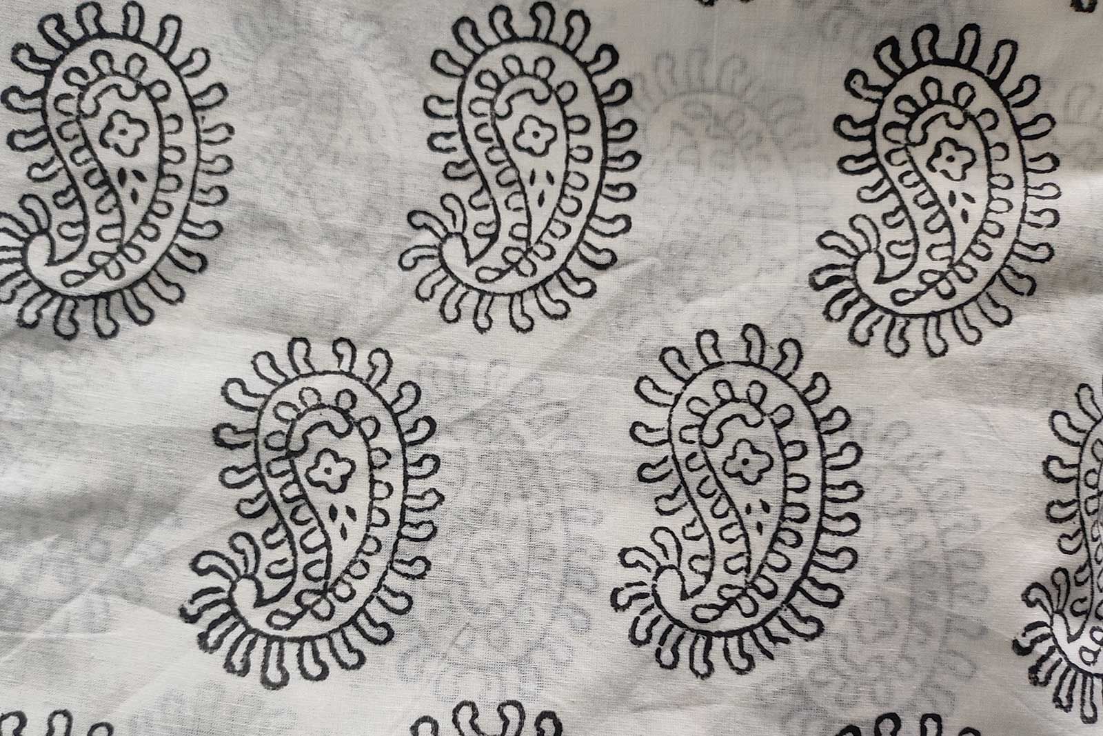 Block Printed Cotton Fabric