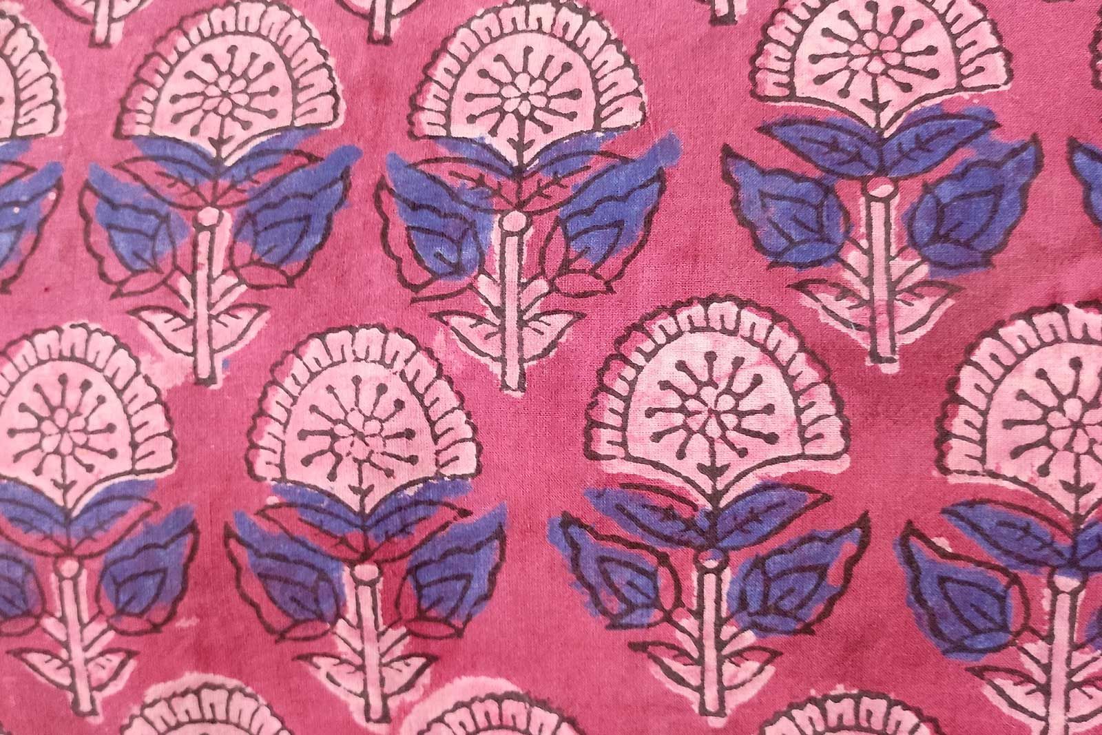 Block Printed Cotton Fabric