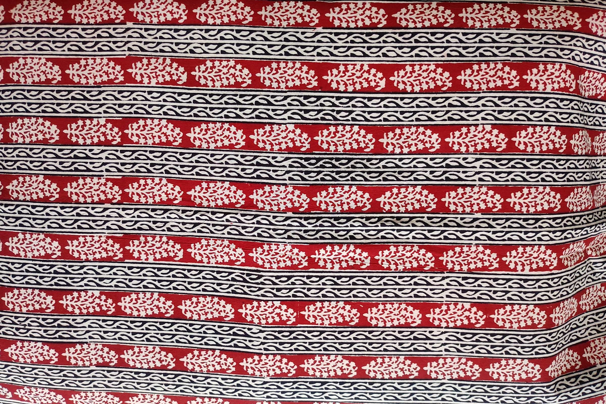 Block Printed Cotton Fabric