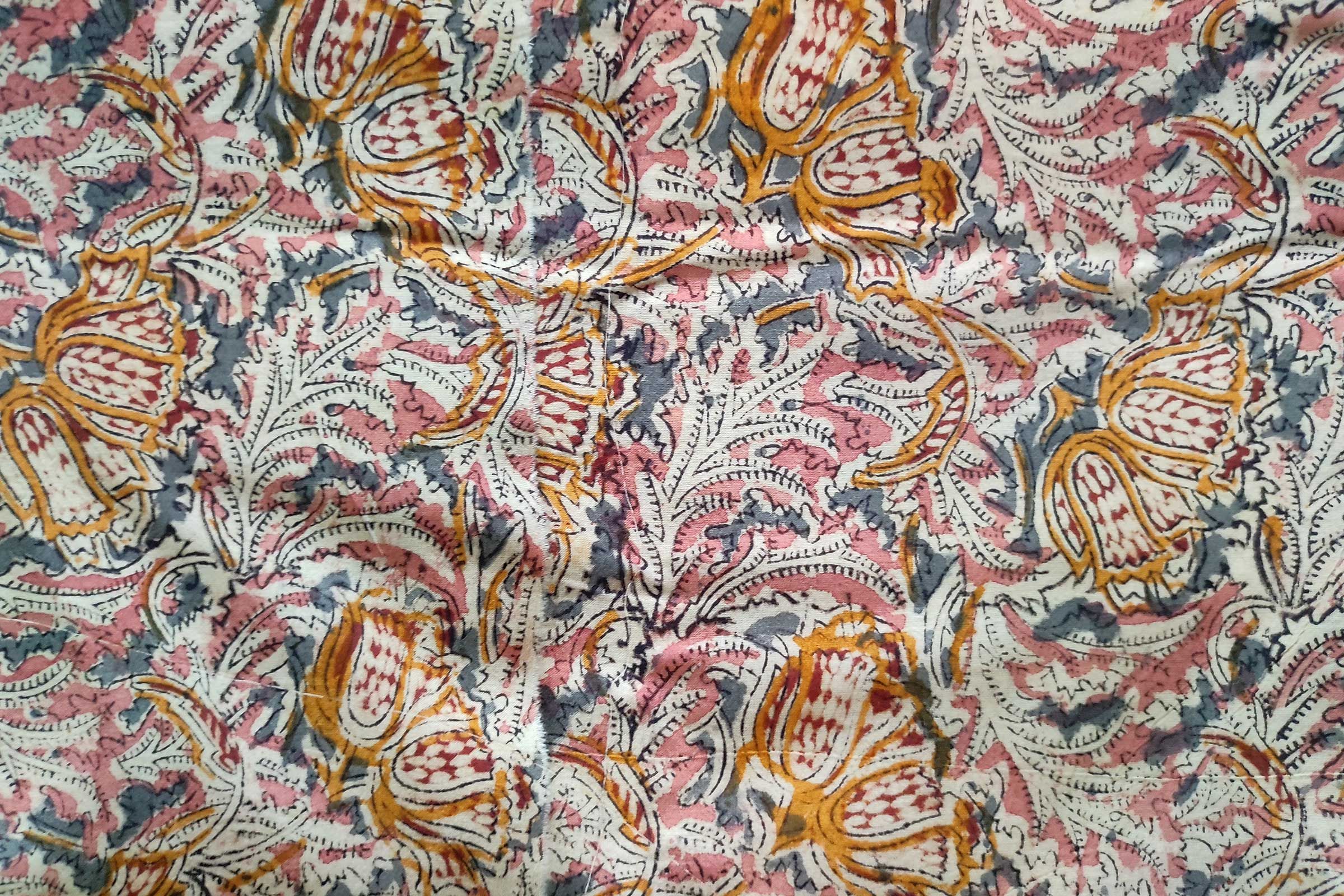 Block Printed Cotton Fabric