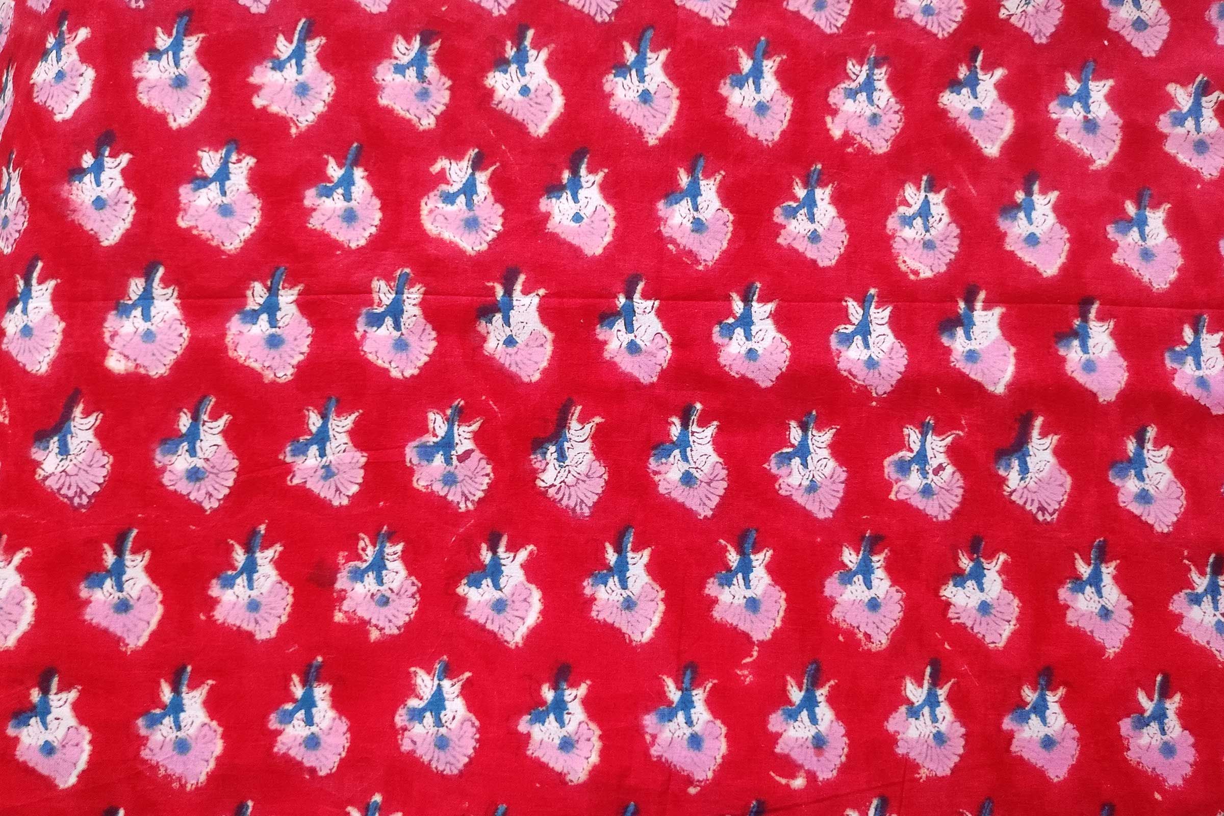 Block Printed Cotton Fabric