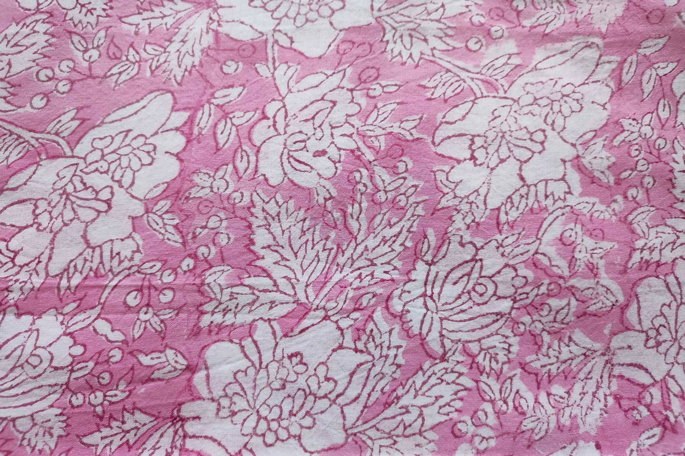 Block Printed Cotton Fabric