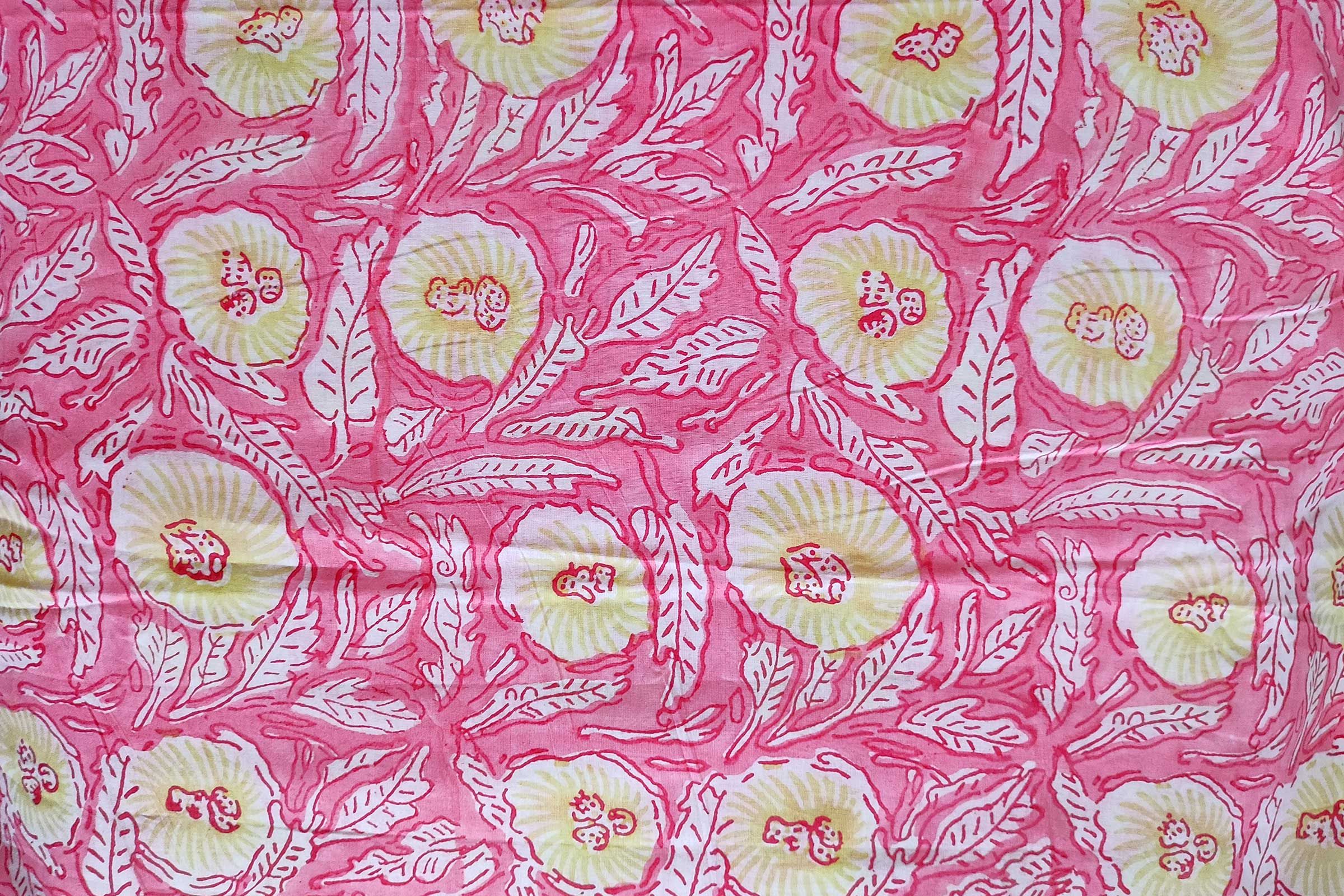 Block Printed Cotton Fabric