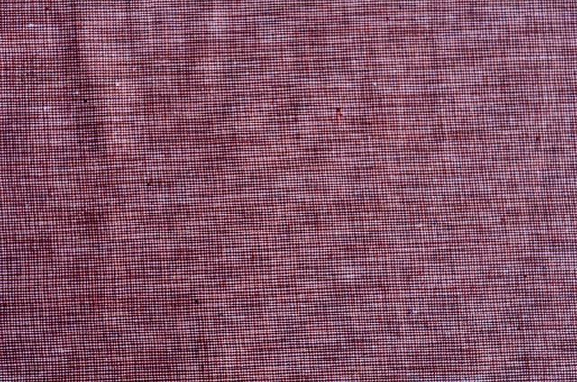 Brick Red Handwoven Cotton Fabric