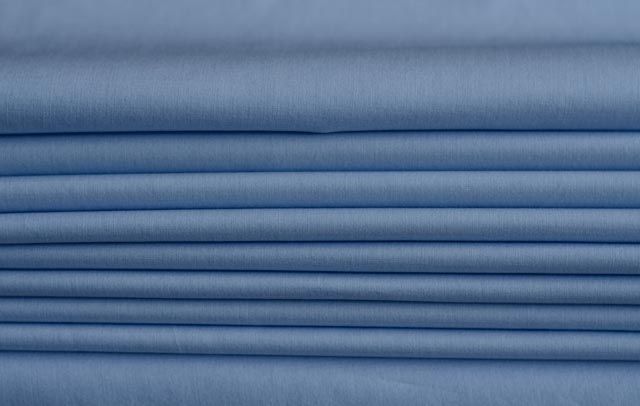 Blue Cotton Shirting Fabric