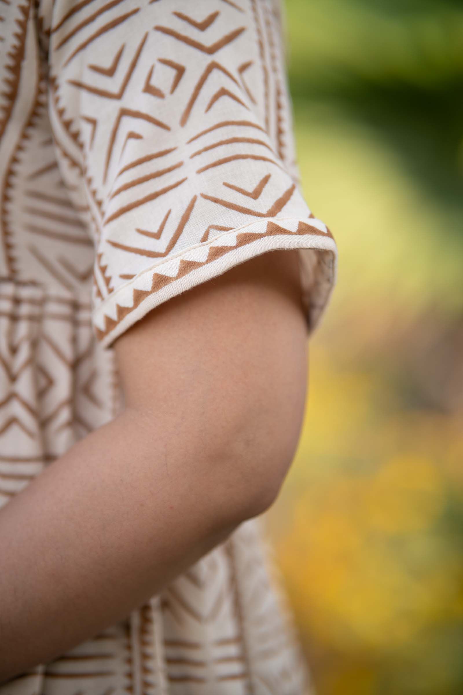 Block Printed Summer Dress 