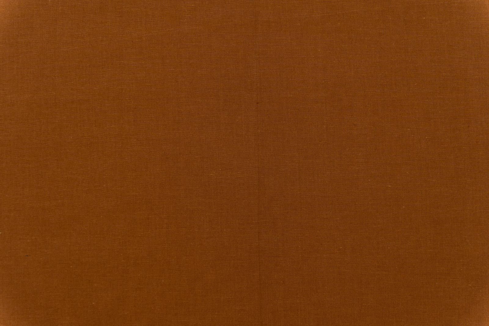 Pumpkin Brown Cambric Cotton Fabric(width