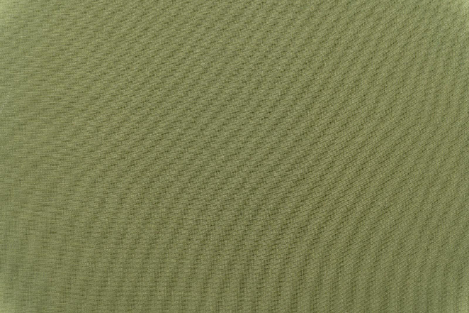 Tendril Green Mulmul Cotton Fabric