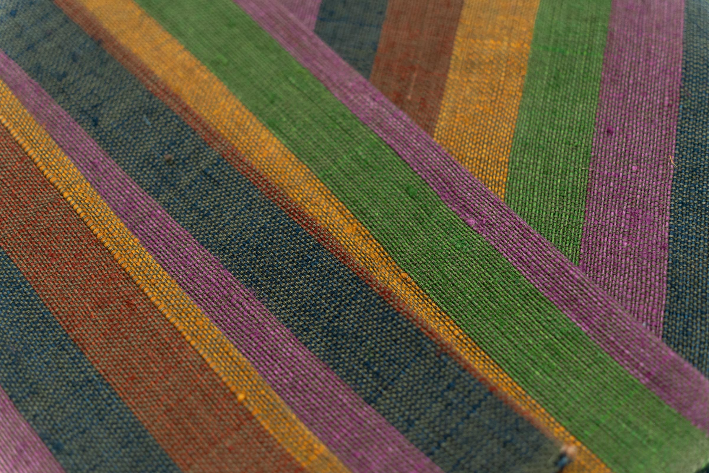 Multicolor Upholstery Khari Cotton Fabric