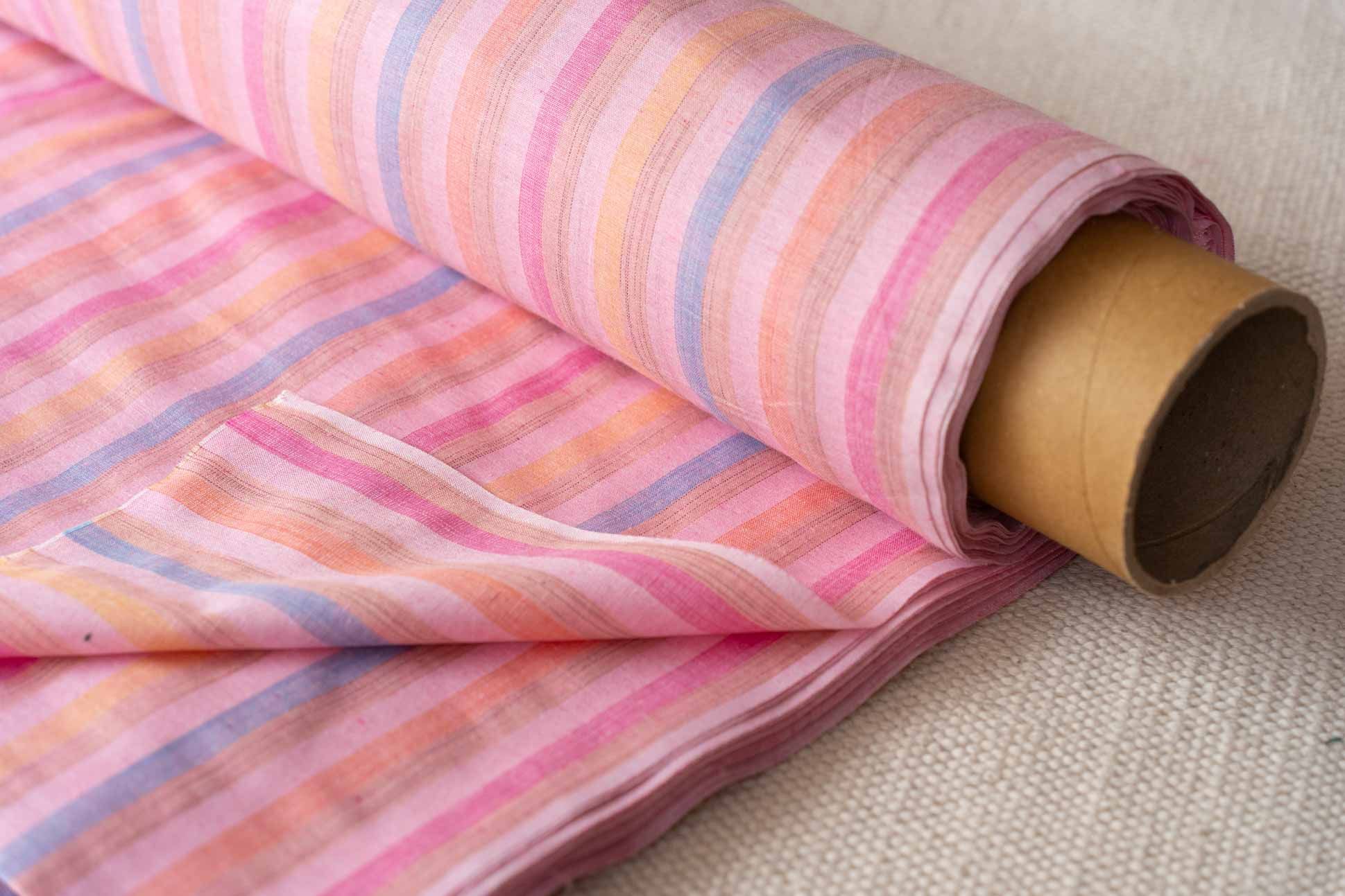 Multicolor Khari Cotton Blend Fabric