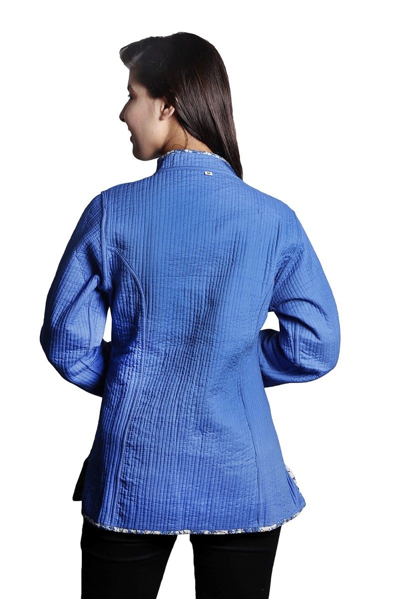 Beautiful Blue Womens Quilted Jackets