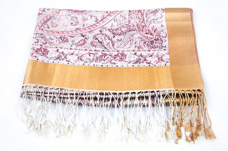 Walnut Shell Silk Scarves For Women