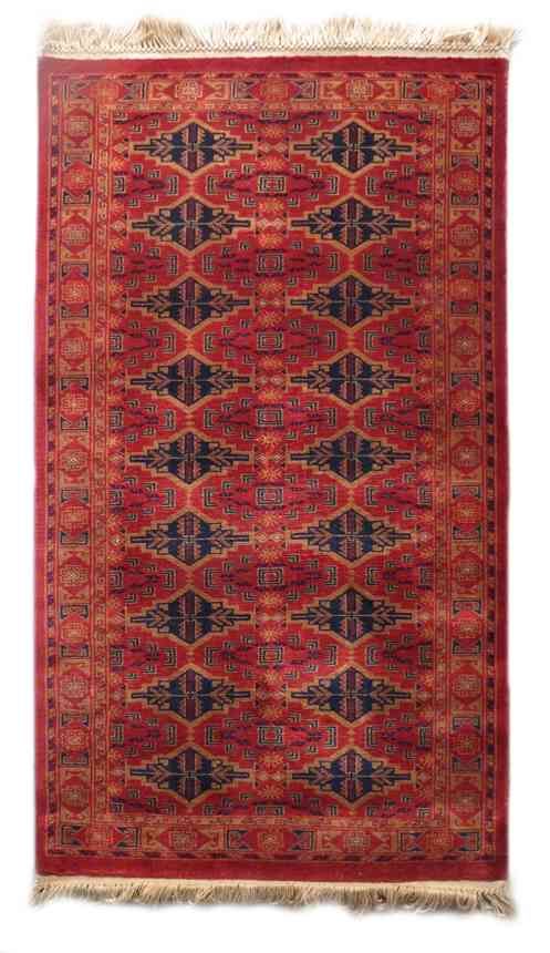 Antique Red Hand Knotted Wool Rugs