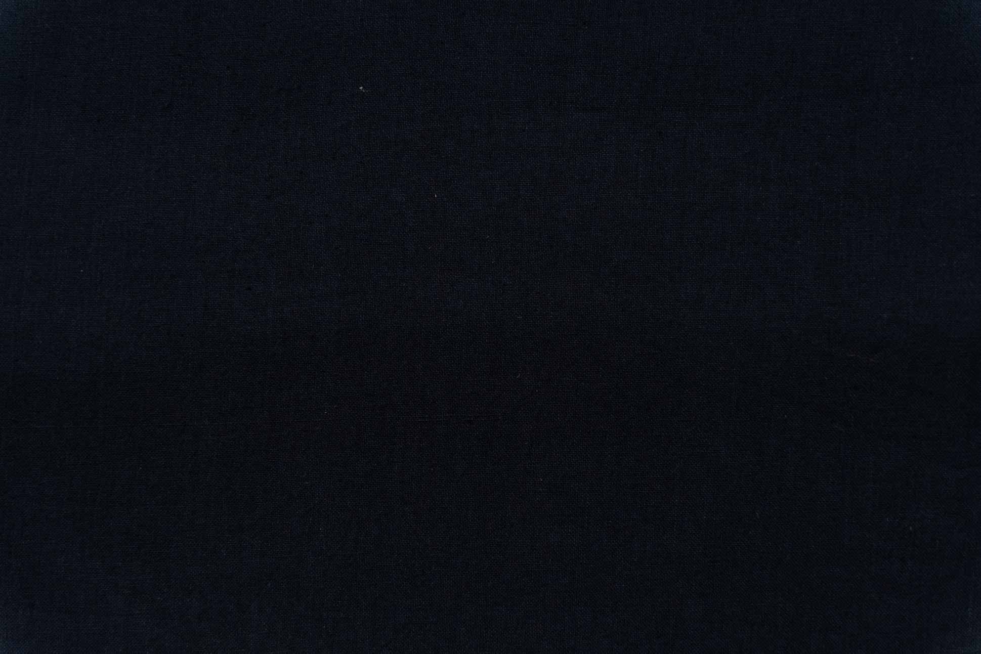 Jet Black Khari Cotton Fabric