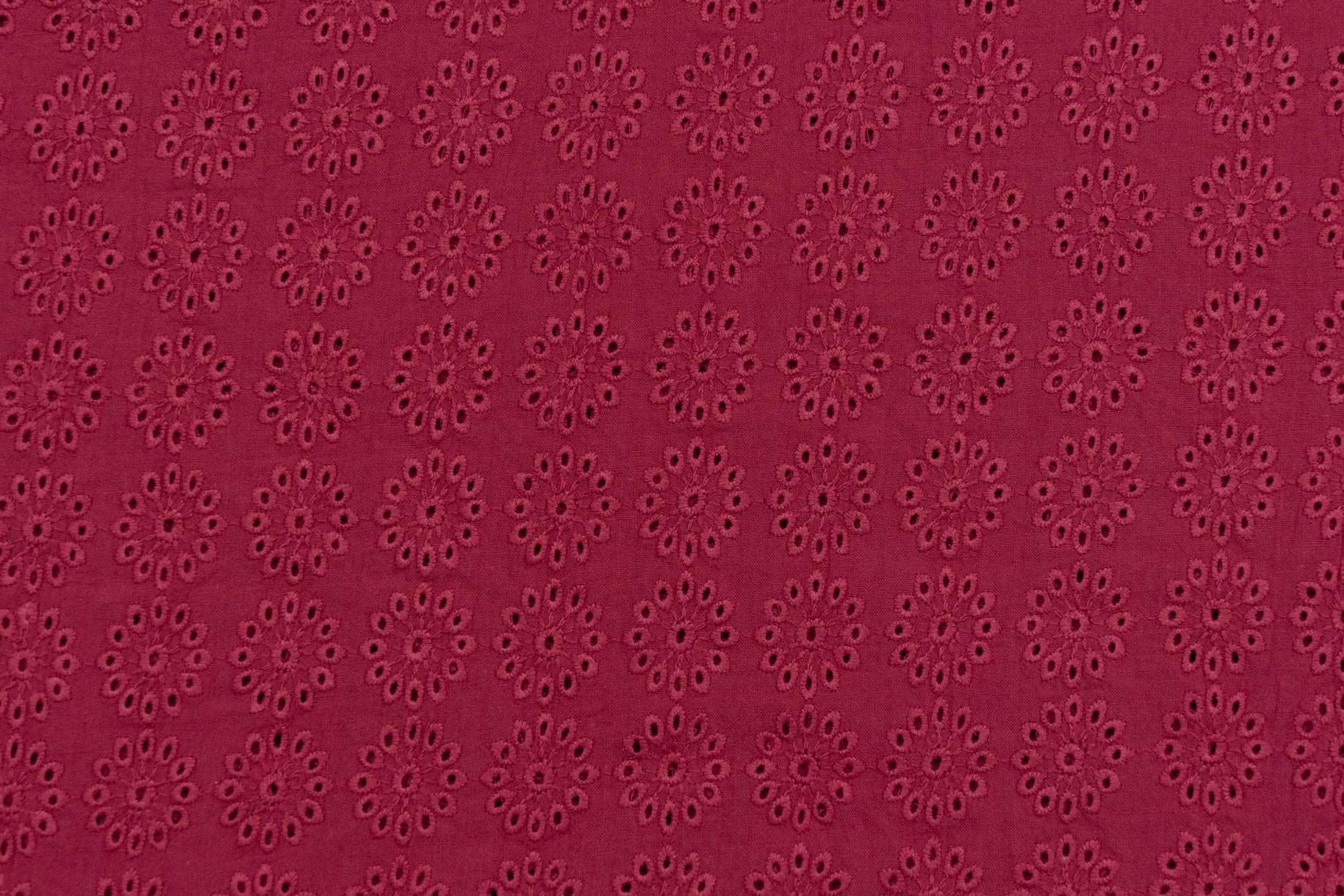 Pink Chikankari Embroidered Cotton Fabric (58