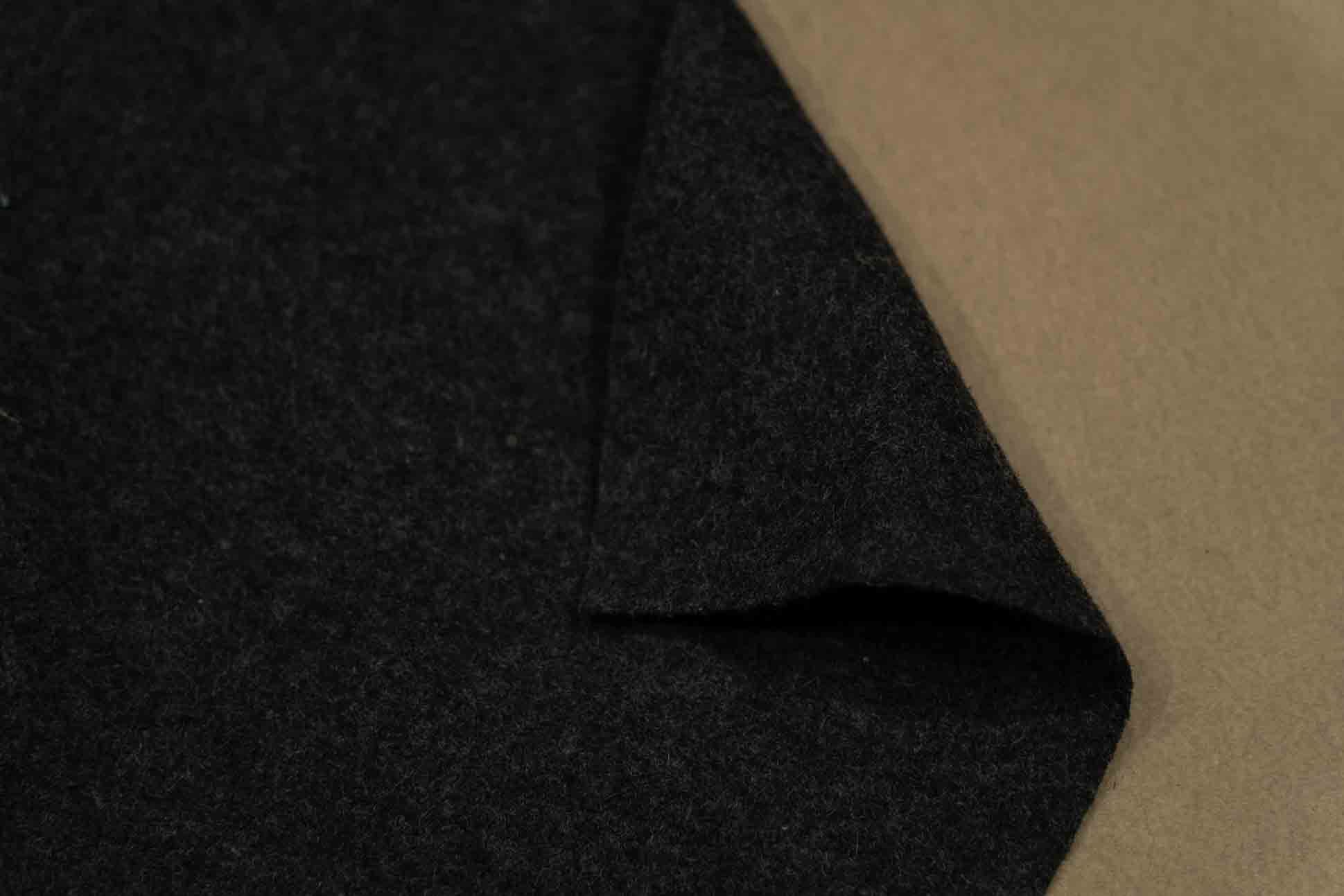 Classic Grey Tweed Wool Fabric