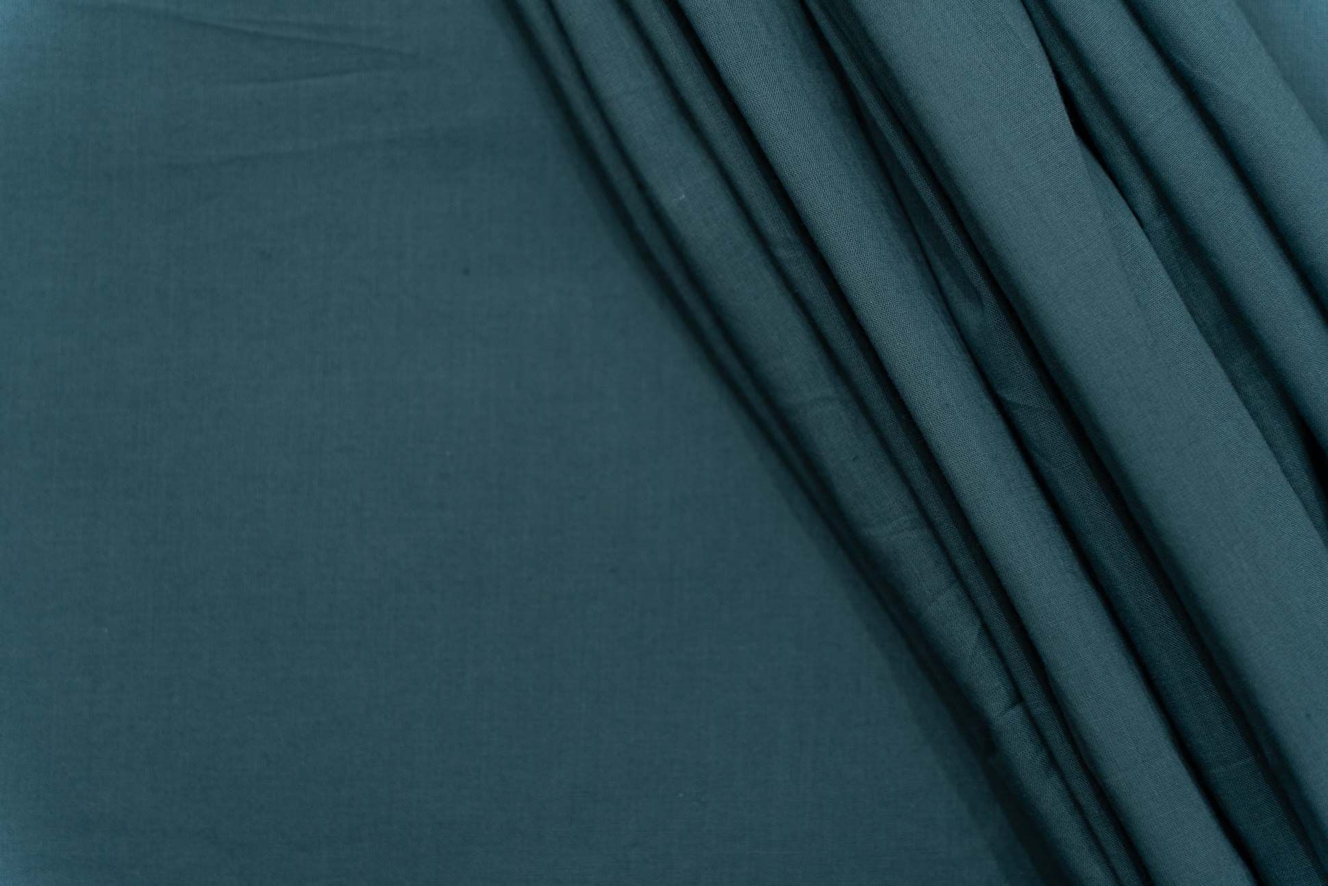 Blue Green Slate Organic Mulmul Fabric