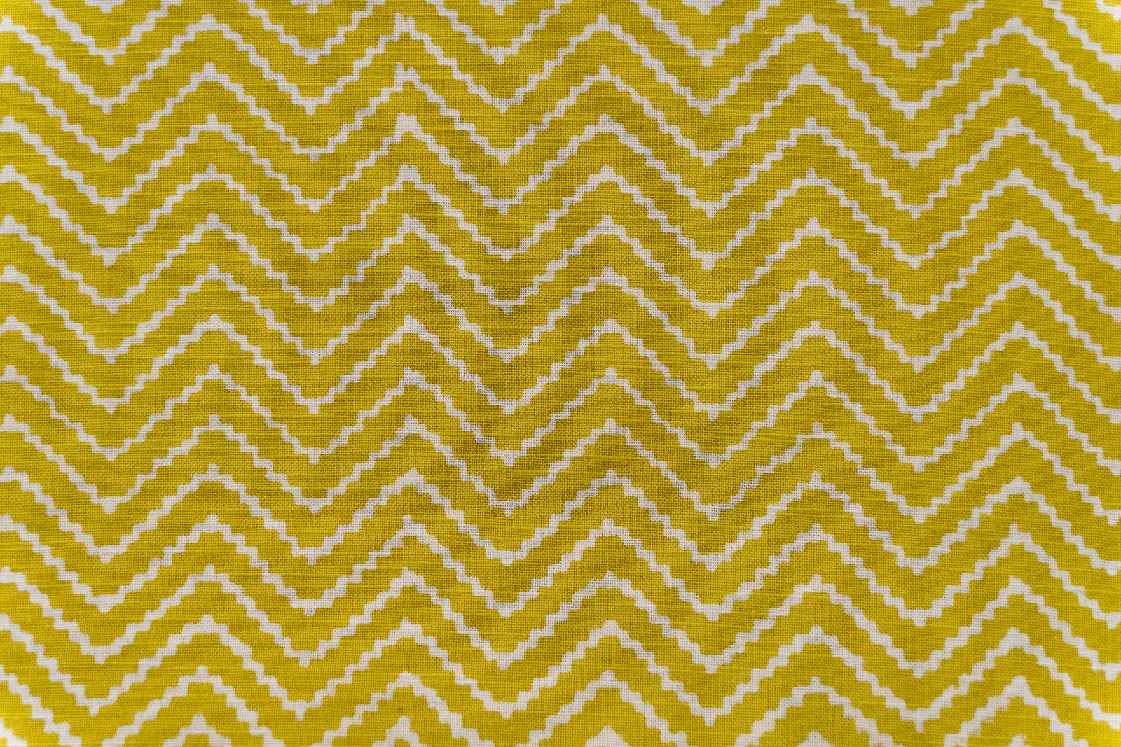 Mustard Block Print Upholstery Cotton Fabric