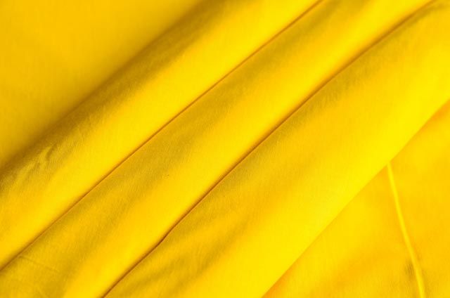 Lemon Yellow Solid Cotton Fabric