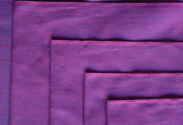 Pinkish Purple Handwoven Cotton Fabric